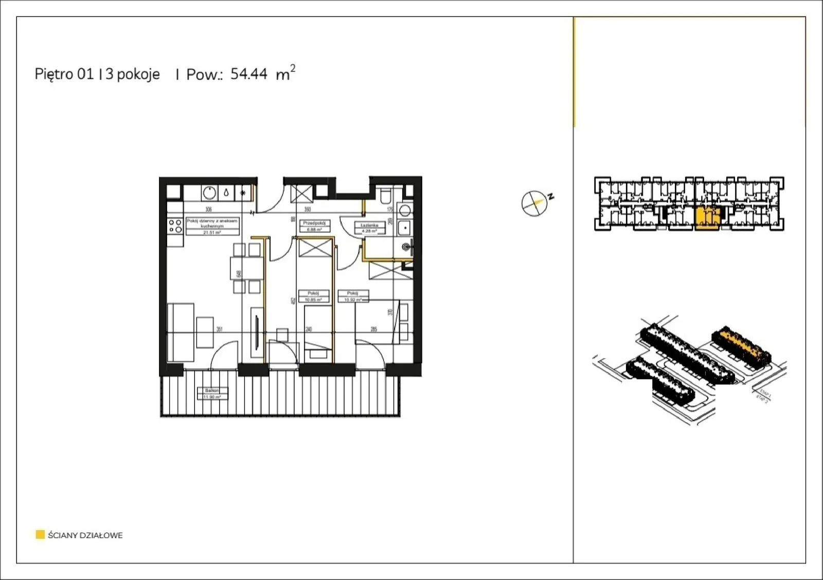 Floor plan: Apartment no. B/11