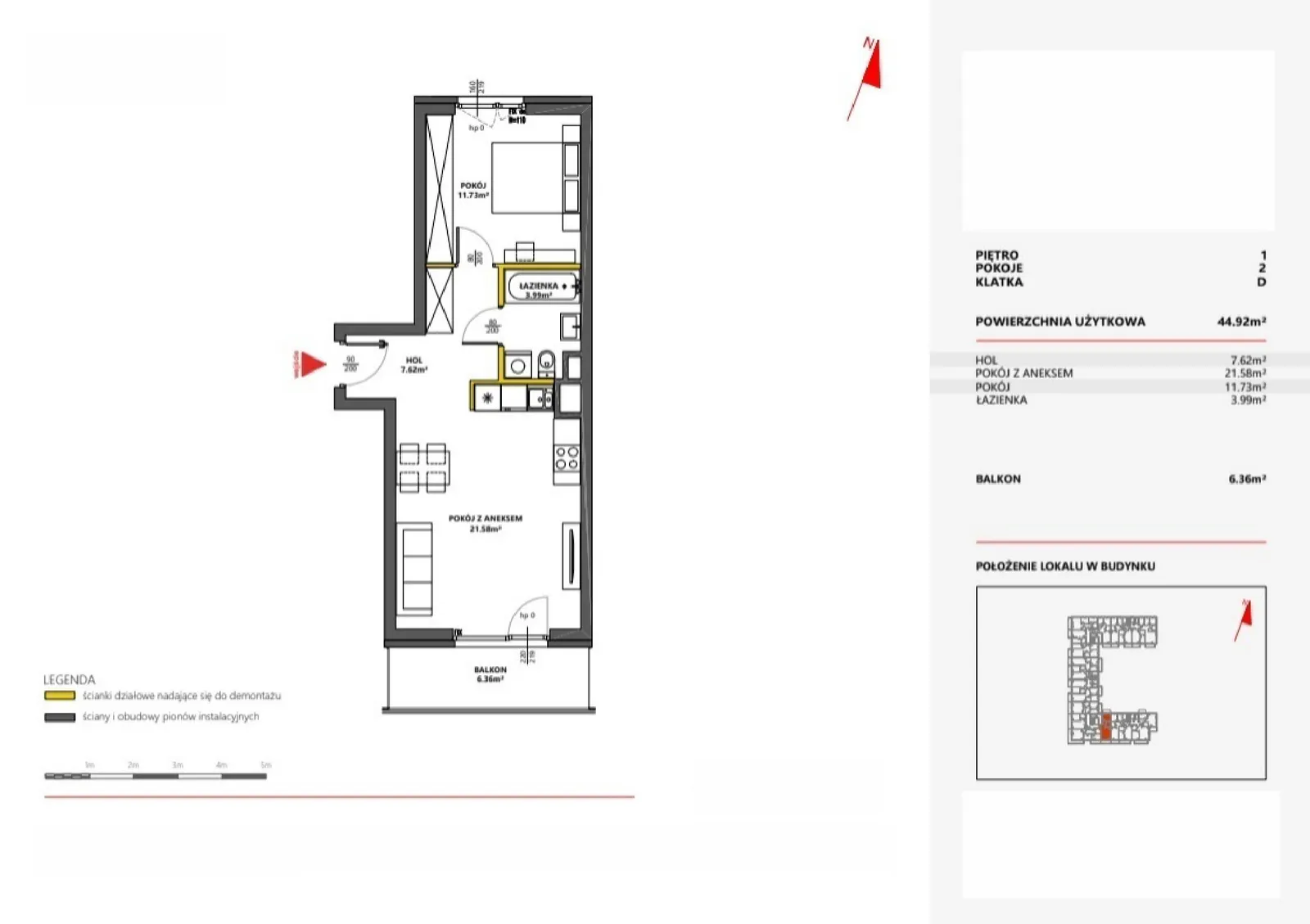Floor plan: Apartment no. 81