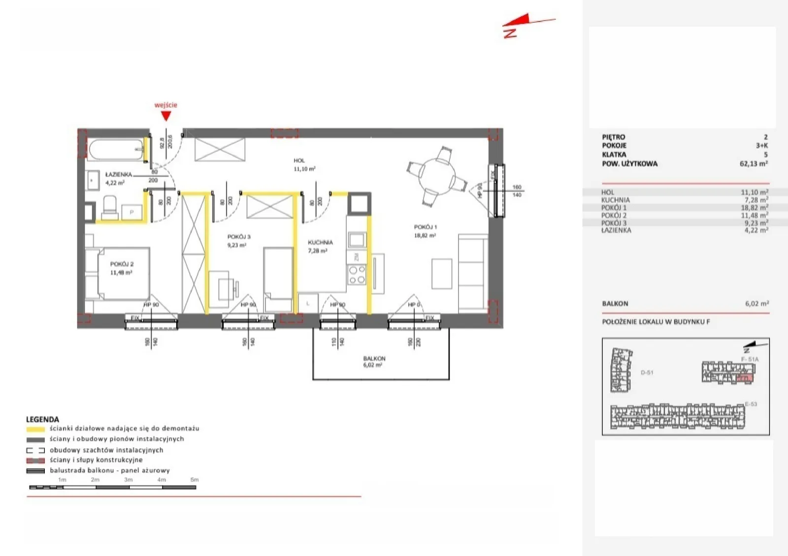 Floor plan: Apartment no. 137