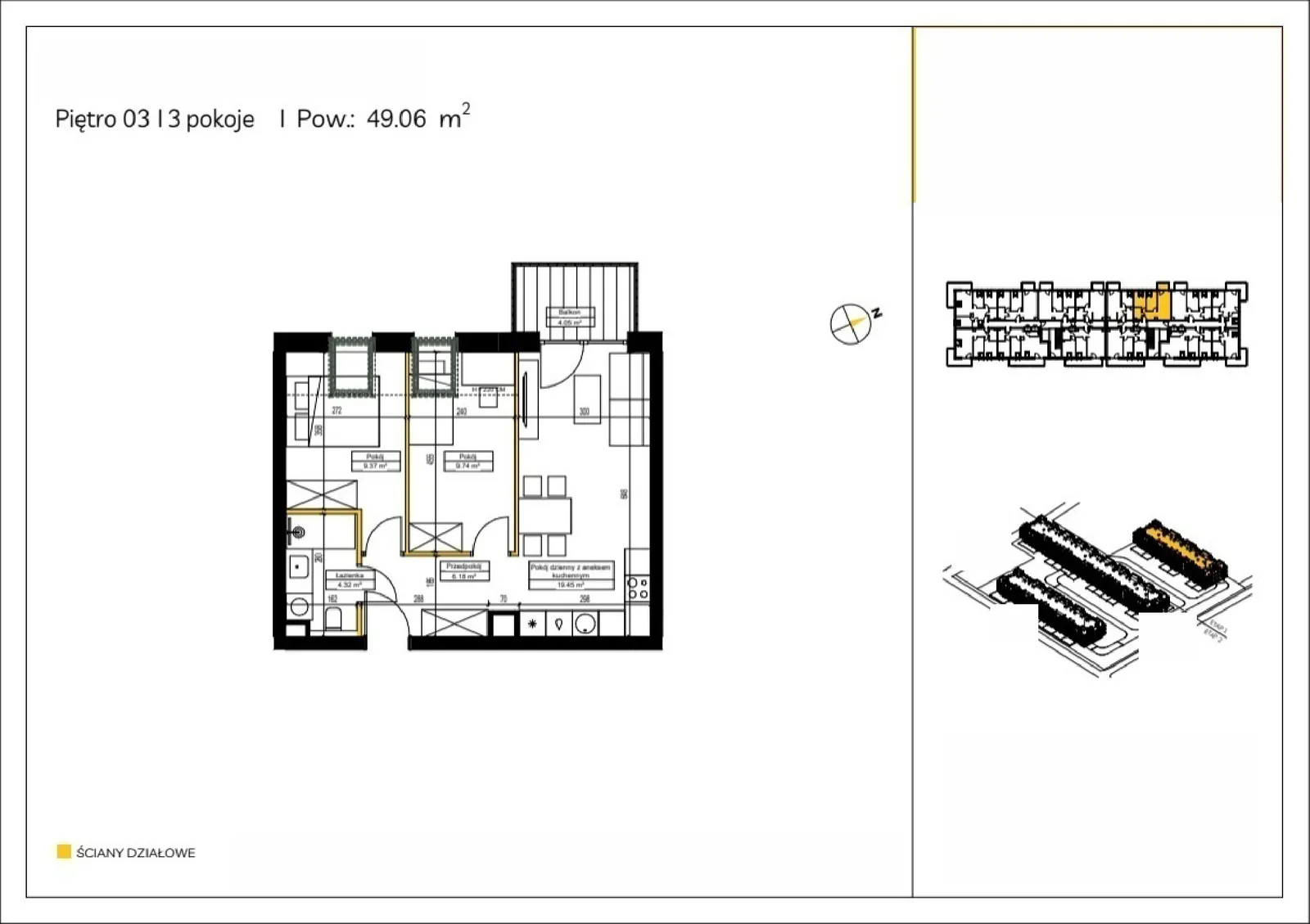 Floor plan: Apartment no. B/33