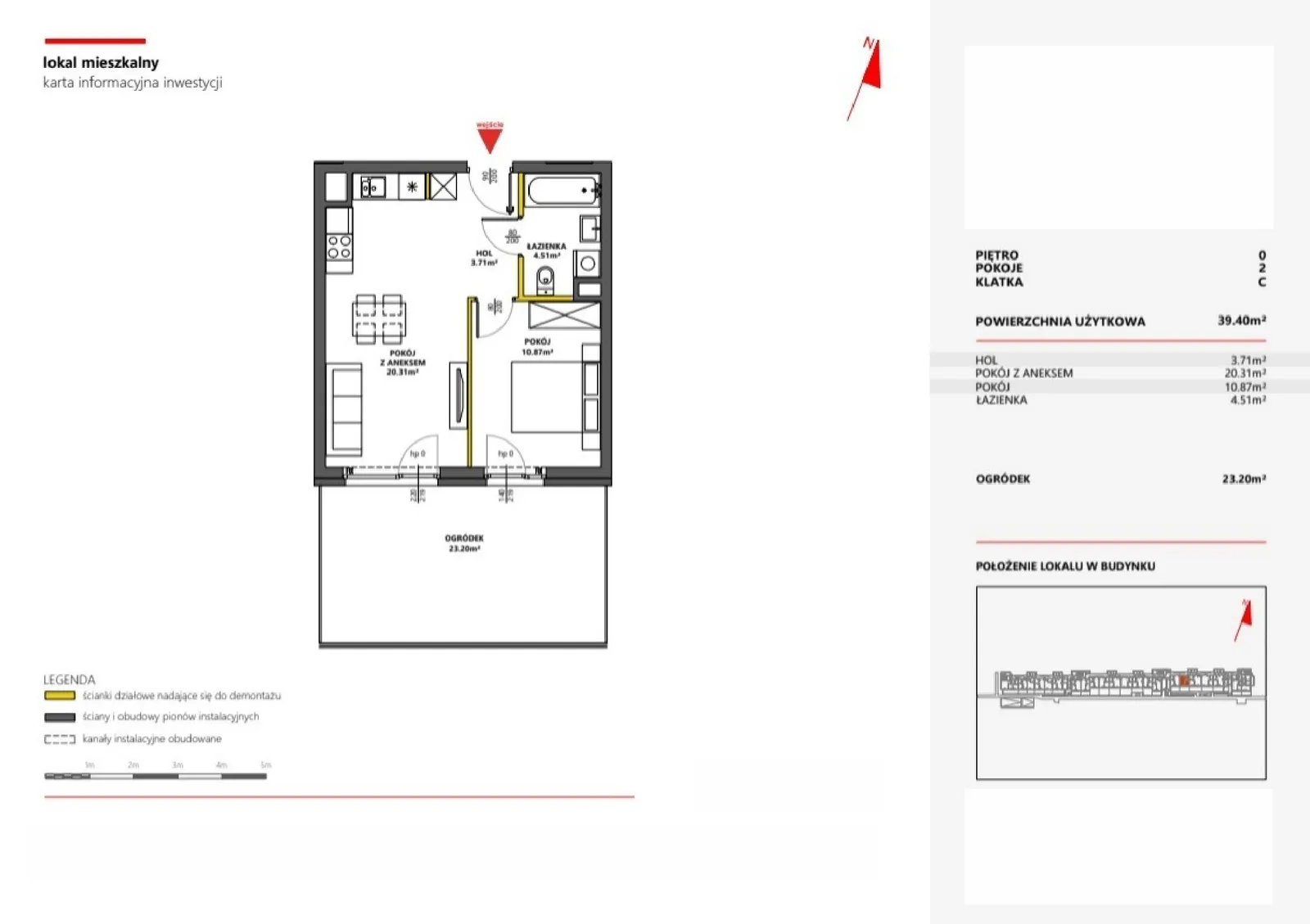 Floor plan: Apartment no. 87