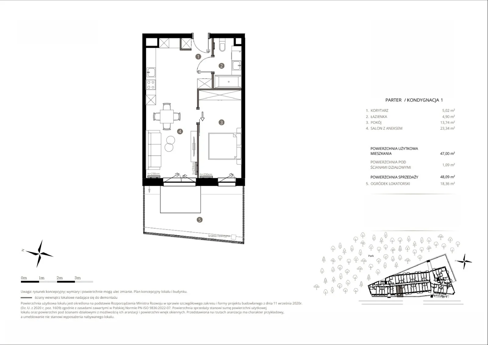Floor plan: Apartment no. 18