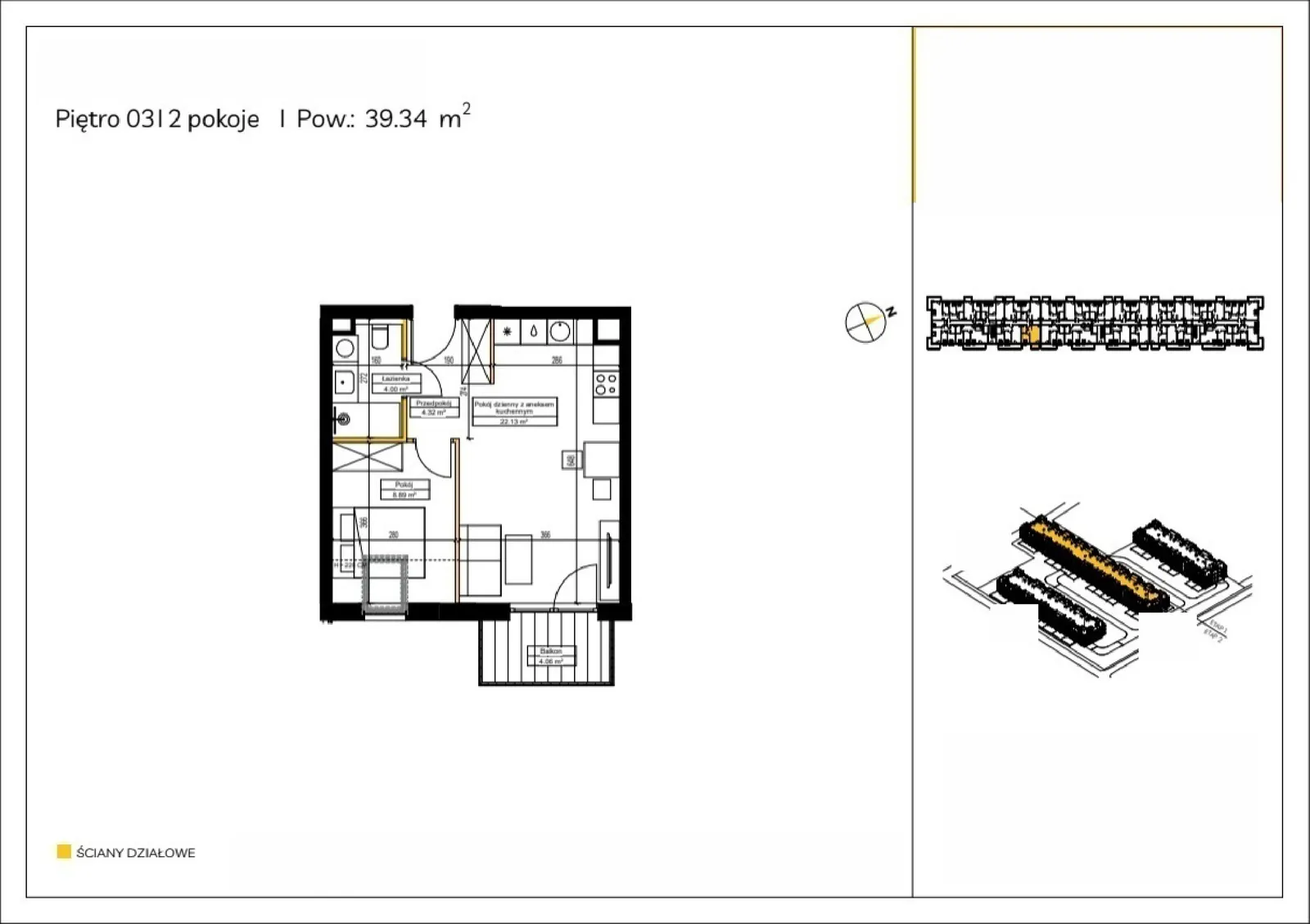 Floor plan: Apartment no. C/38
