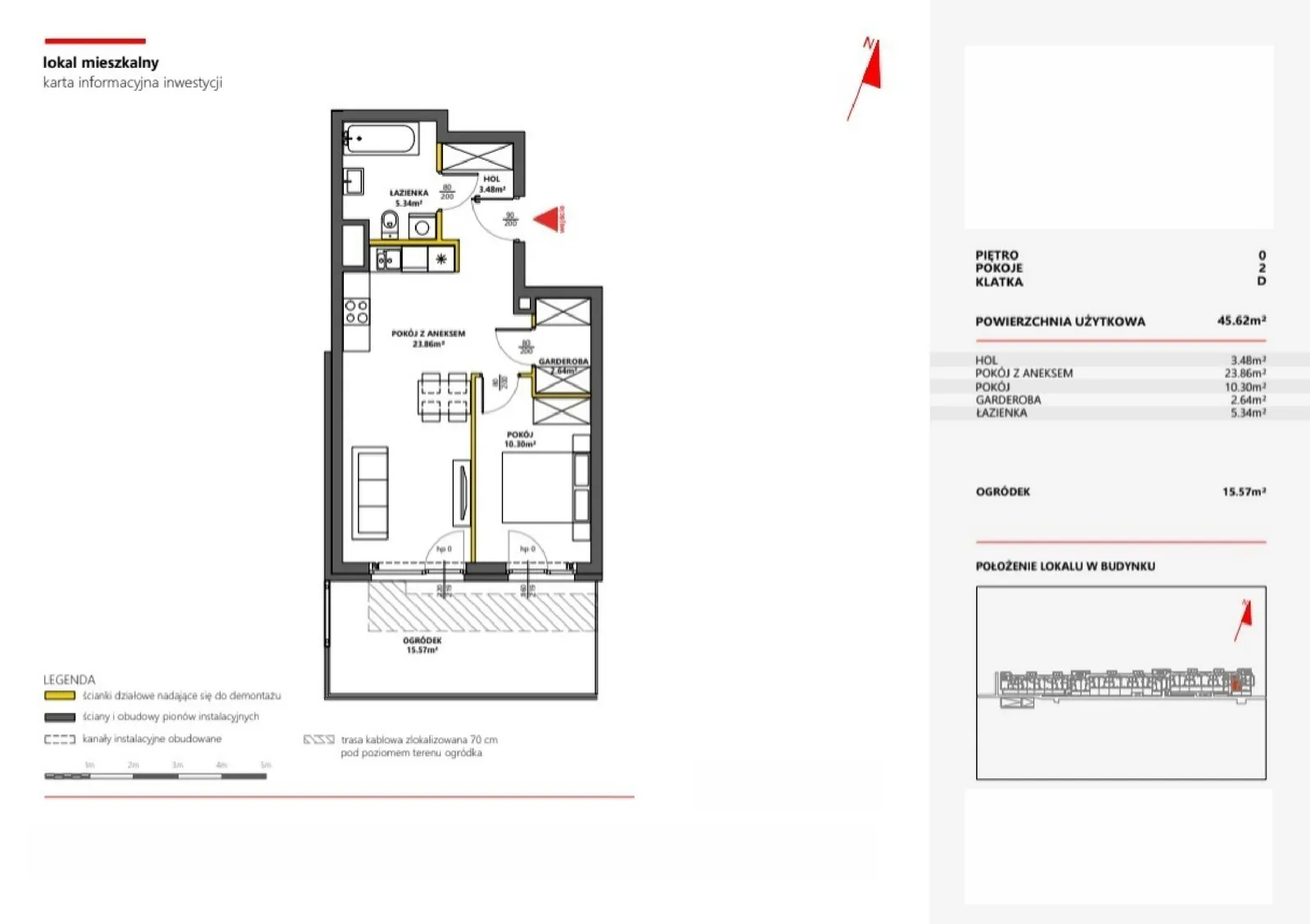 Floor plan: Apartment no. 131