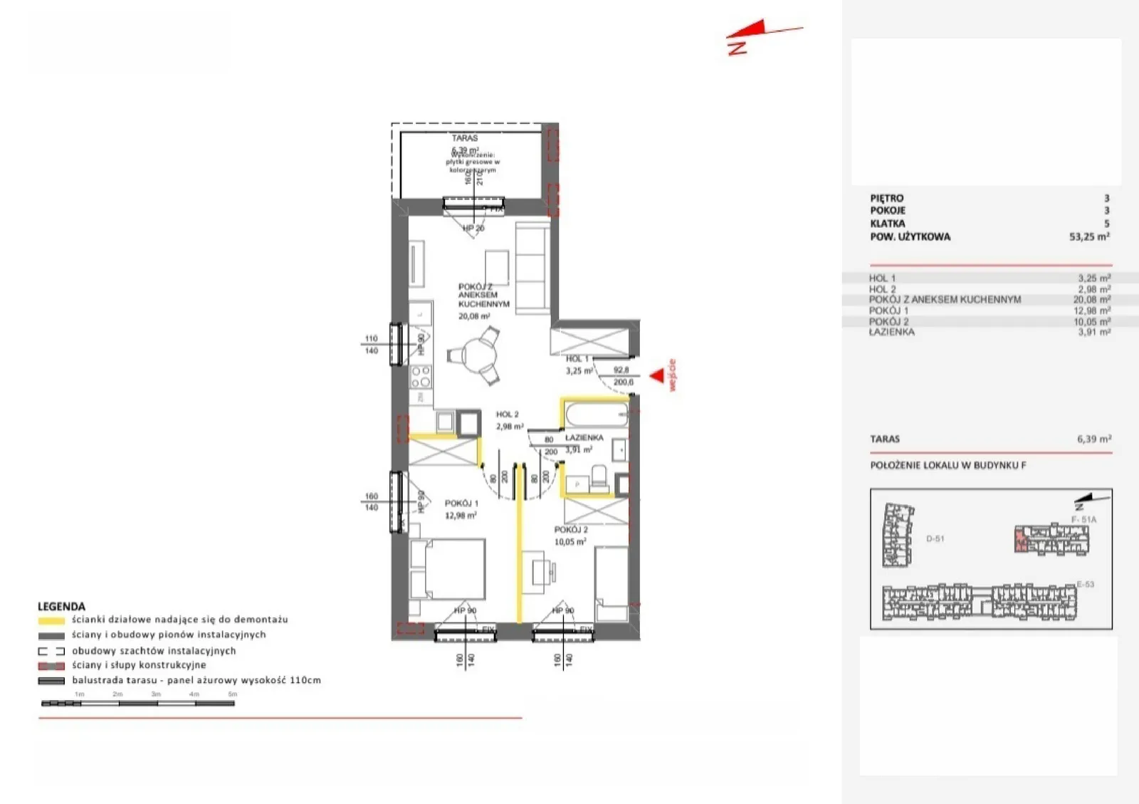 Floor plan: Apartment no. 140
