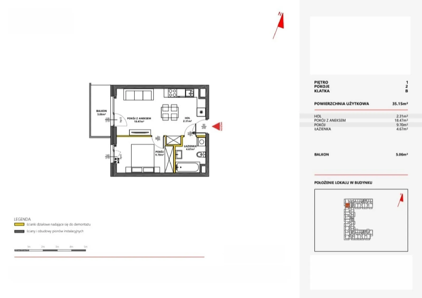 Floor plan: Apartment no. 28