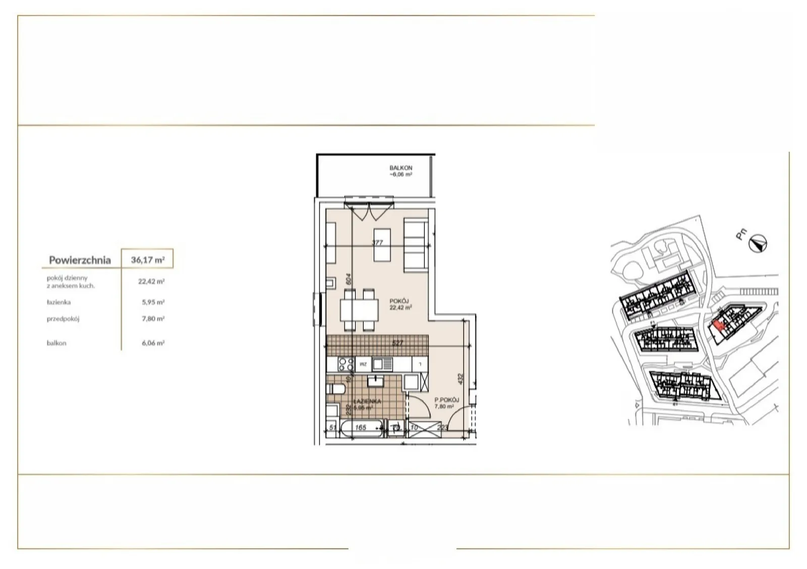 Floor plan: Apartment no. H1-1-10