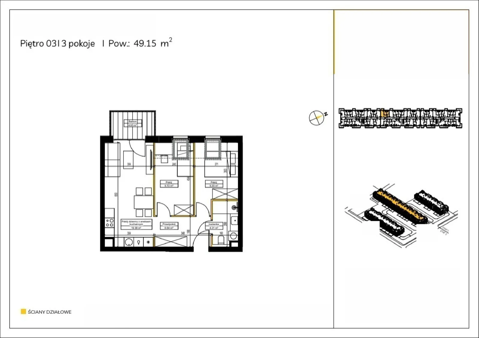 Floor plan: Apartment no. D/33
