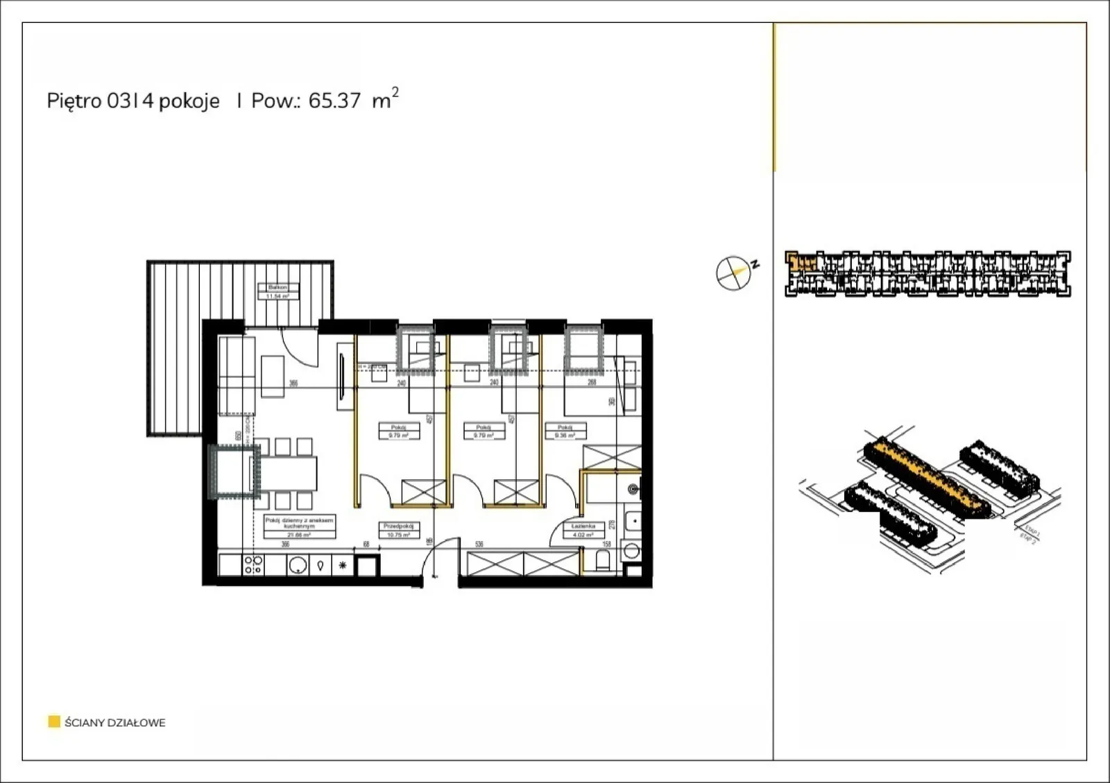 Floor plan: Apartment no. C/33
