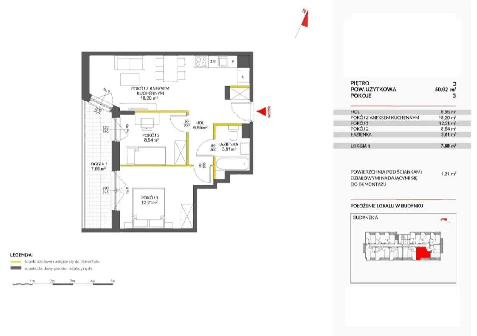 Floor plan: Apartment no. 25
