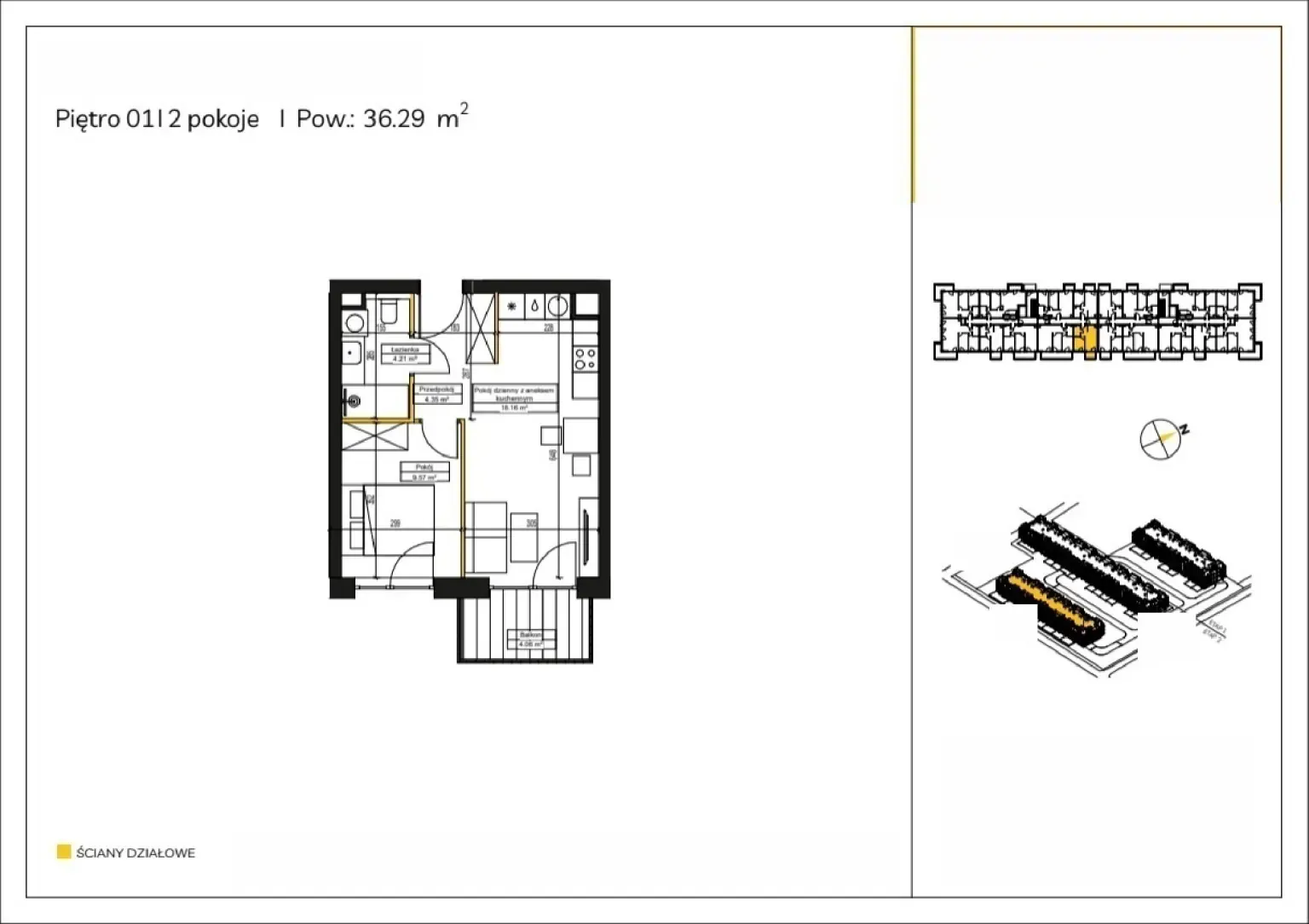 Floor plan: Apartment no. F/13