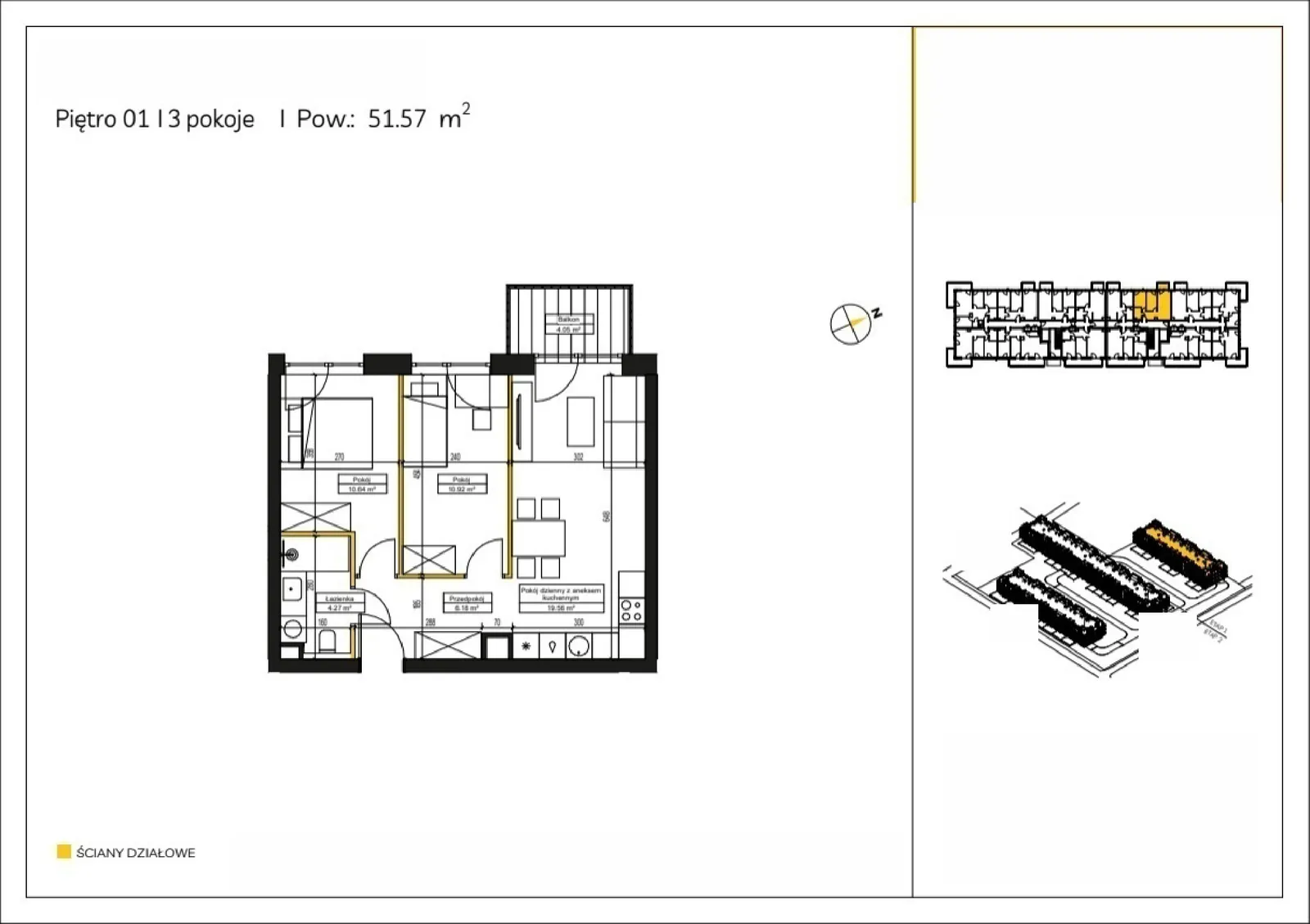 Floor plan: Apartment no. B/13