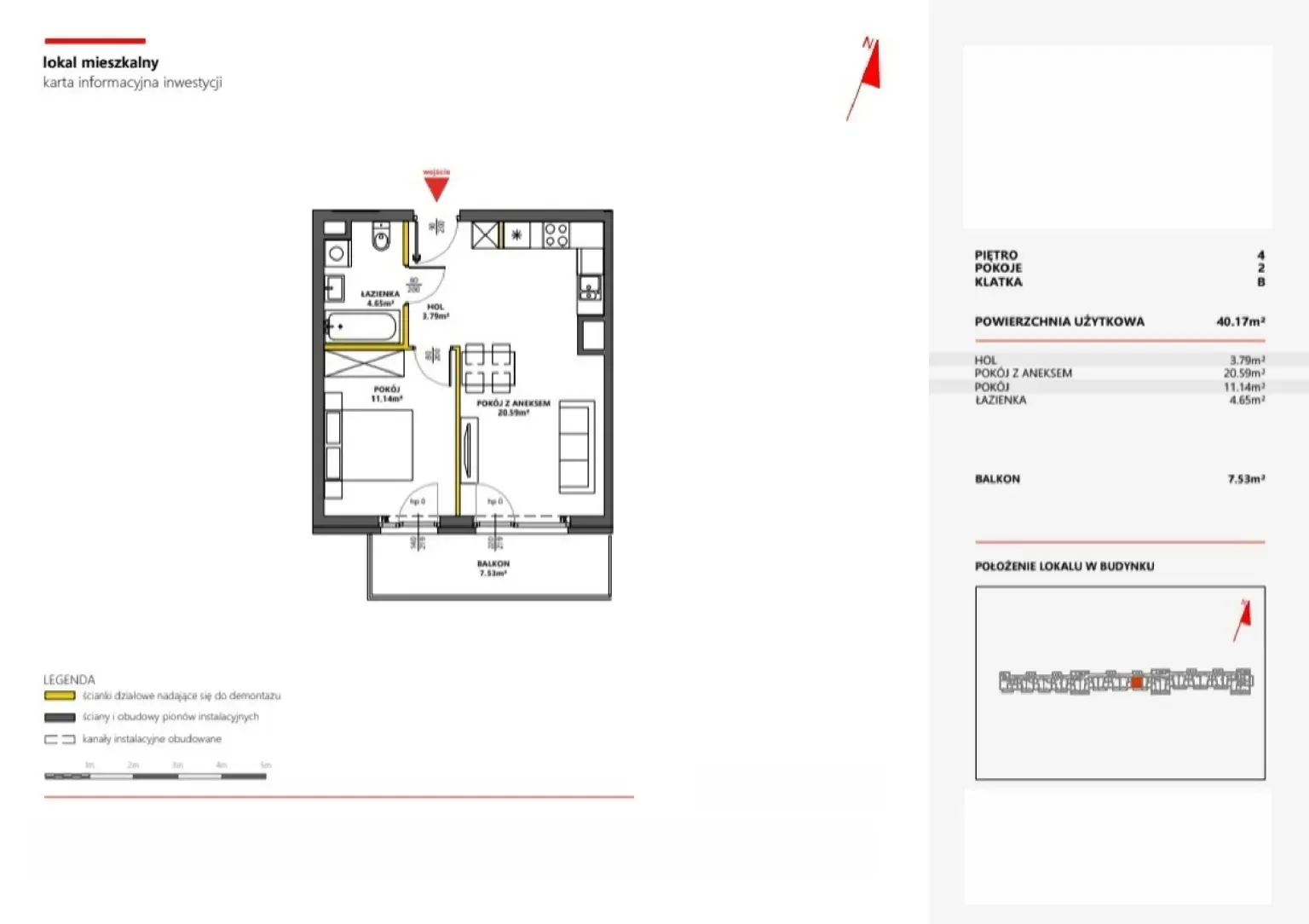 Floor plan: Apartment no. 69