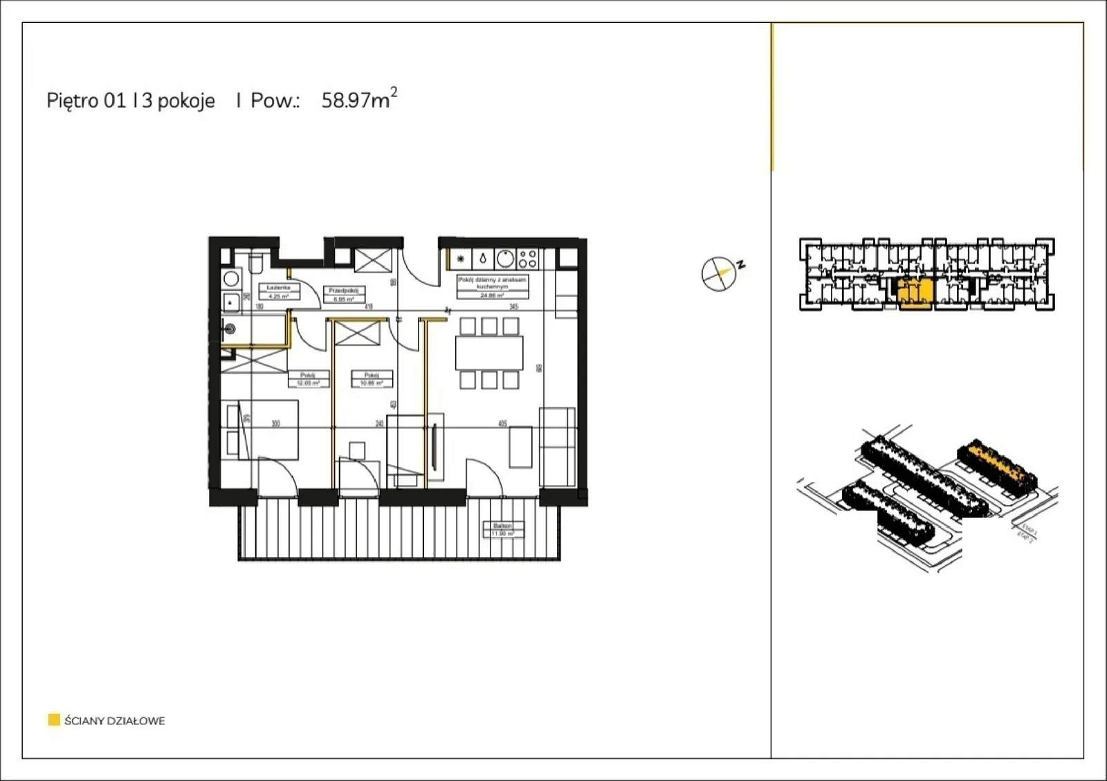 Floor plan: Apartment no. A/17