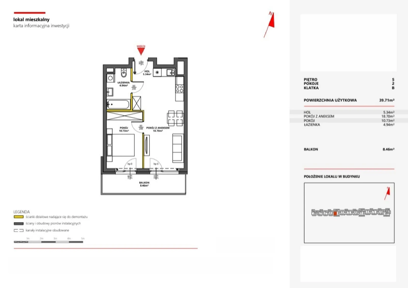 Floor plan: Apartment no. 77