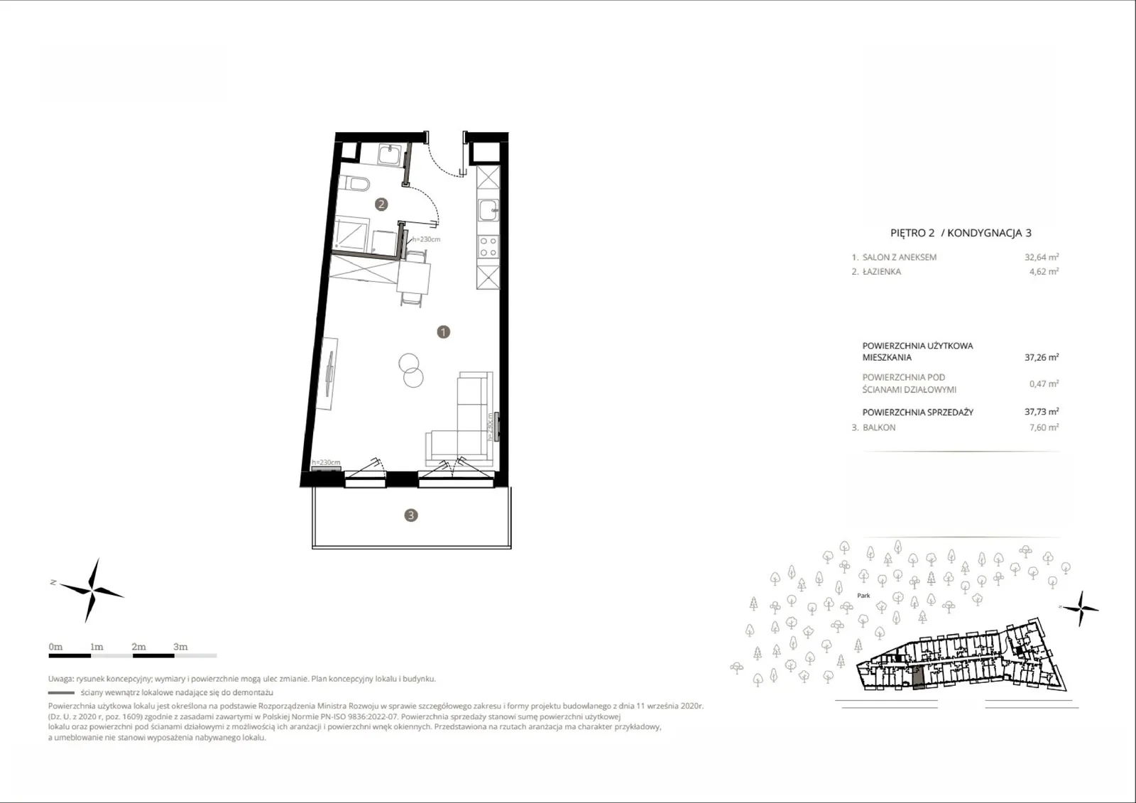 Floor plan: Apartment no. 66