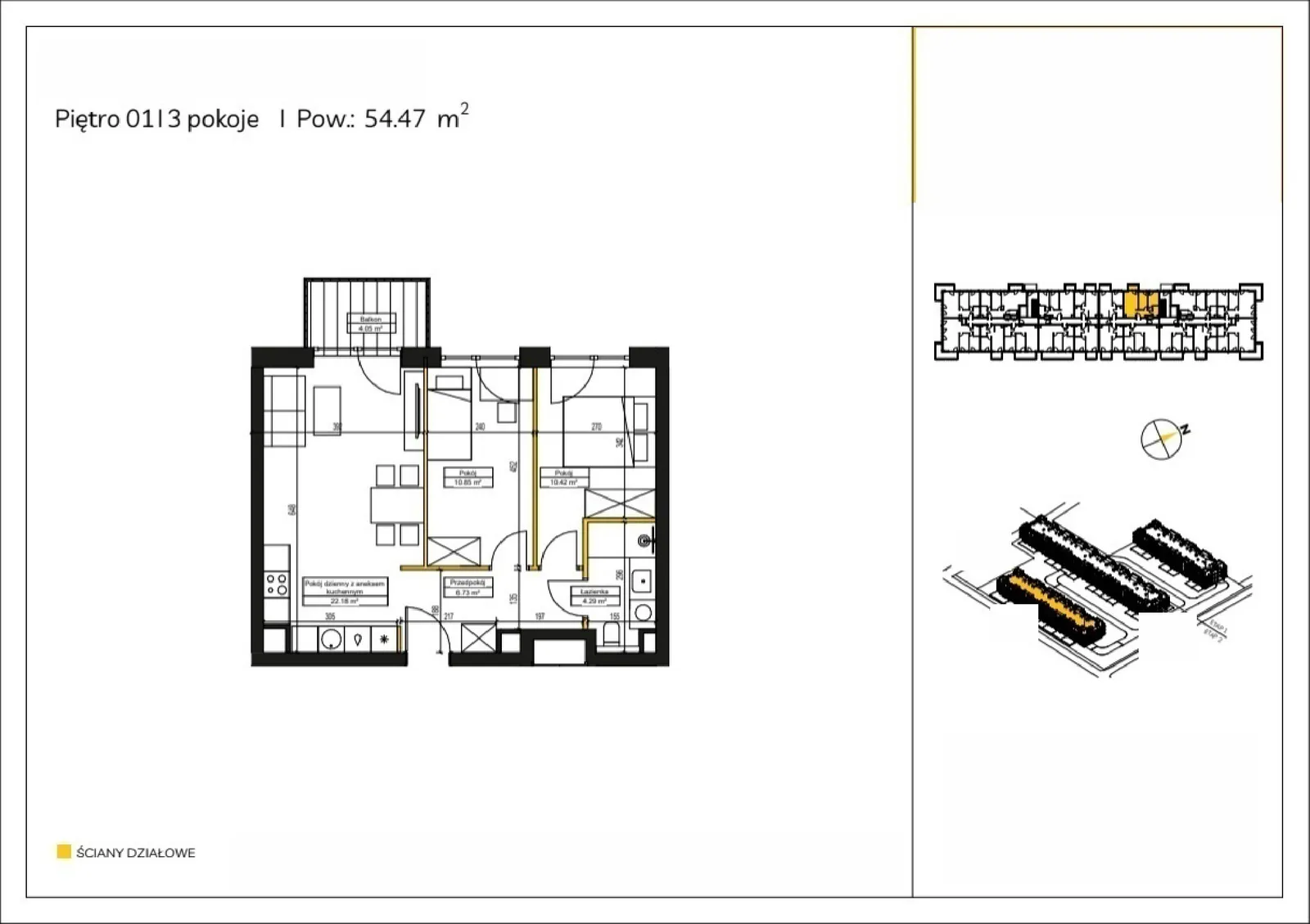 Floor plan: Apartment no. G/19