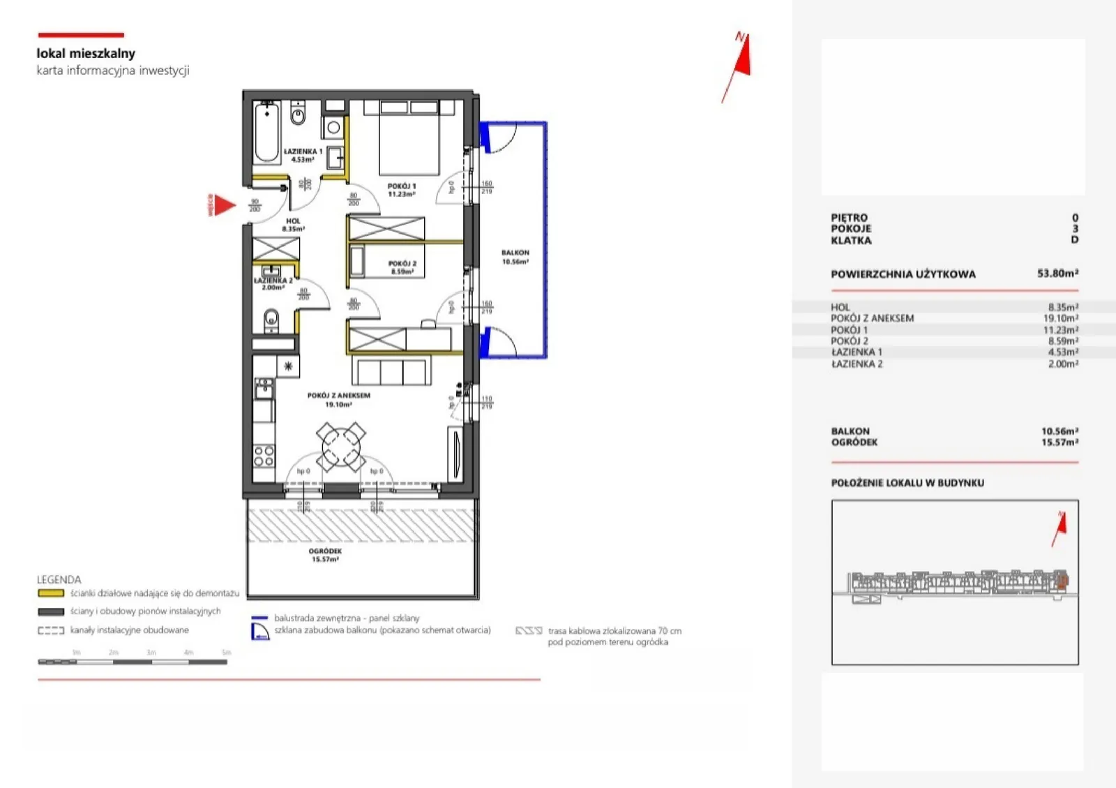 Floor plan: Apartment no. 132