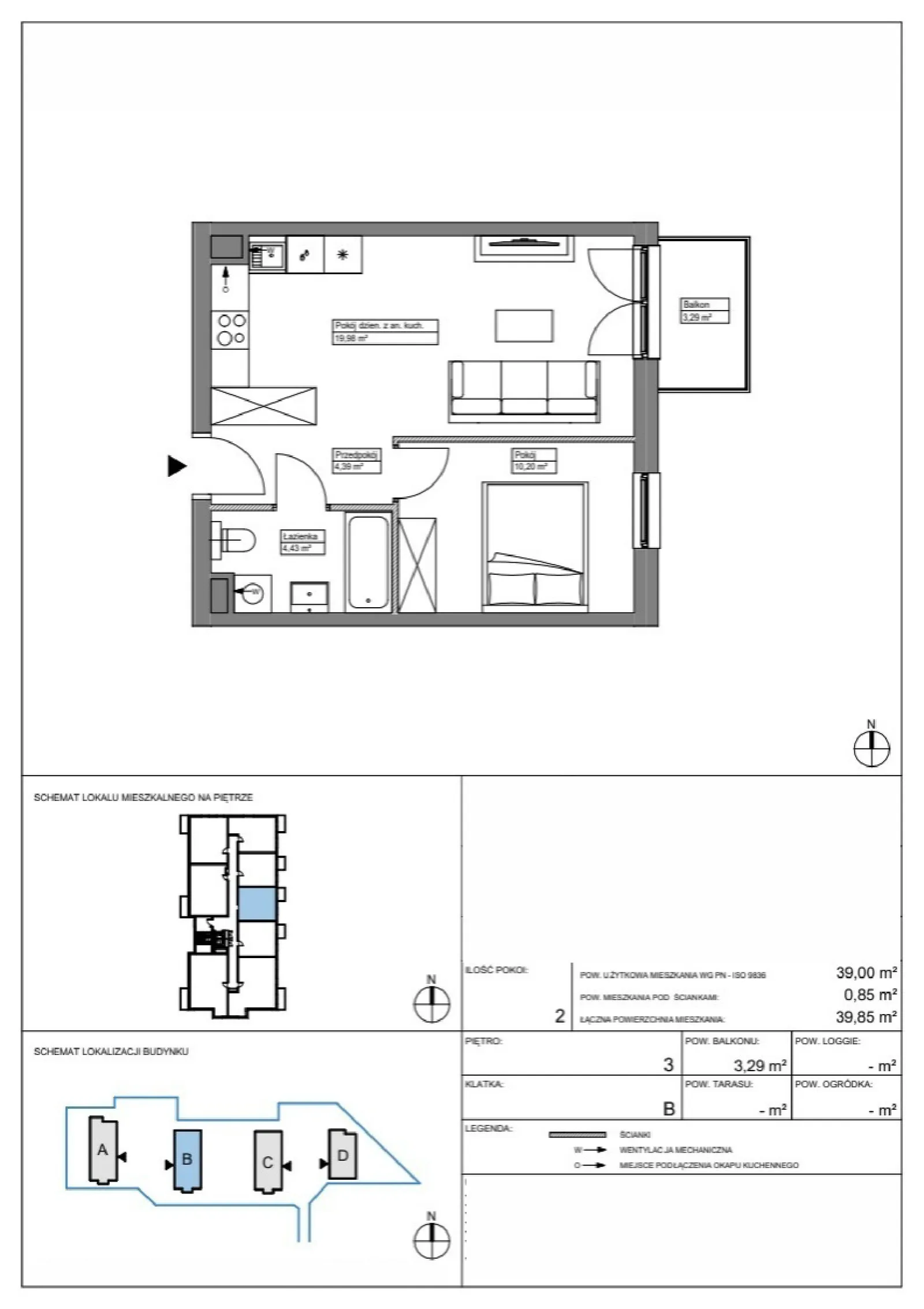 Планування: Квартира № KR8/B/3/5