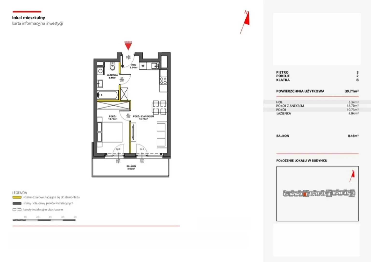 Floor plan: Apartment no. 49