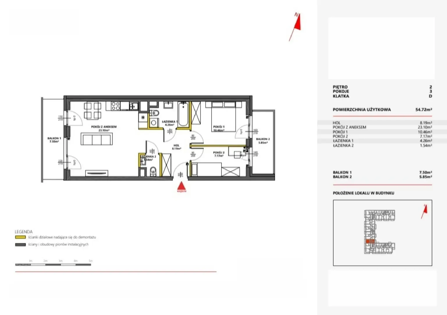 Floor plan: Apartment no. 88
