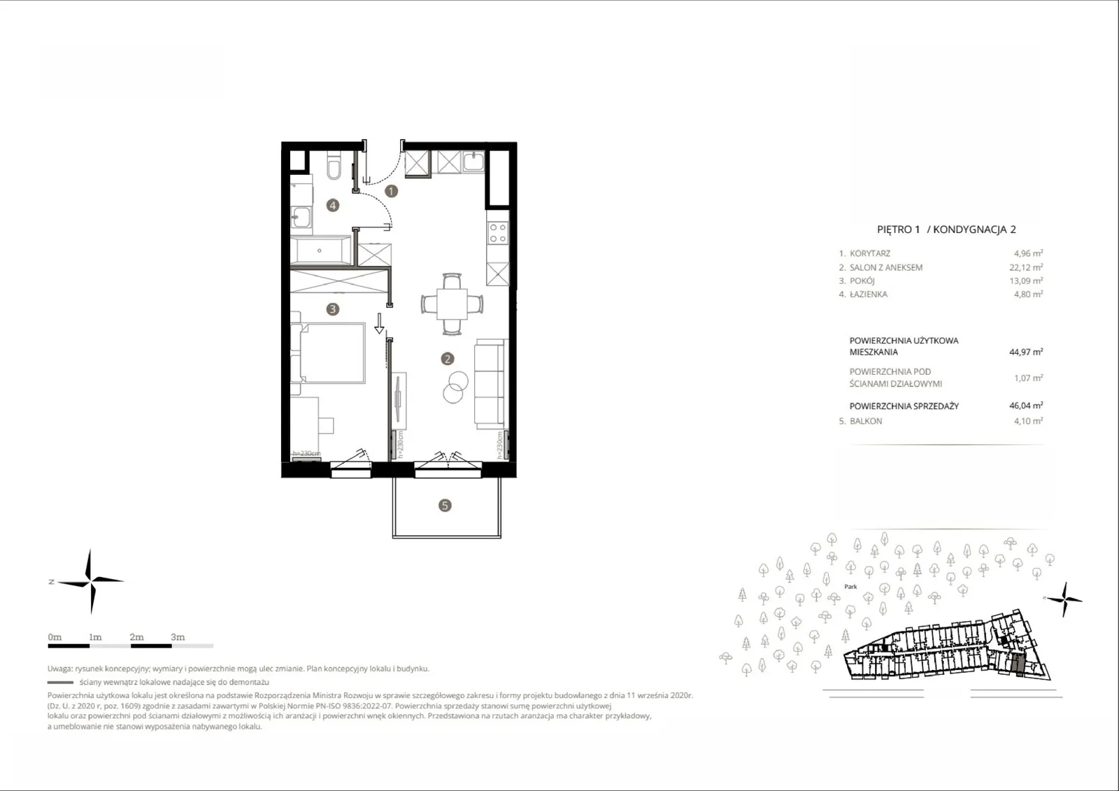 Floor plan: Apartment no. 34