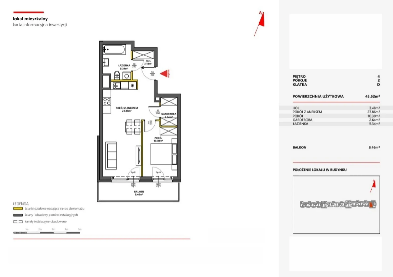 Floor plan: Apartment no. 143
