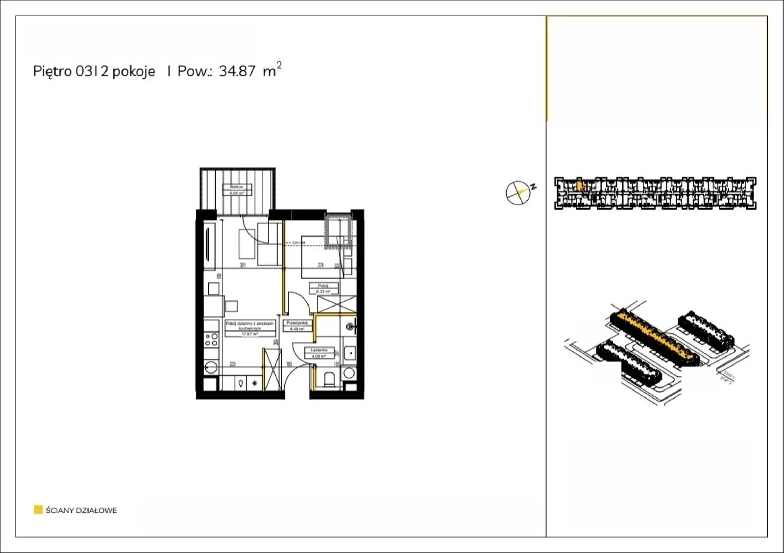 Floor plan: Apartment no. C/34
