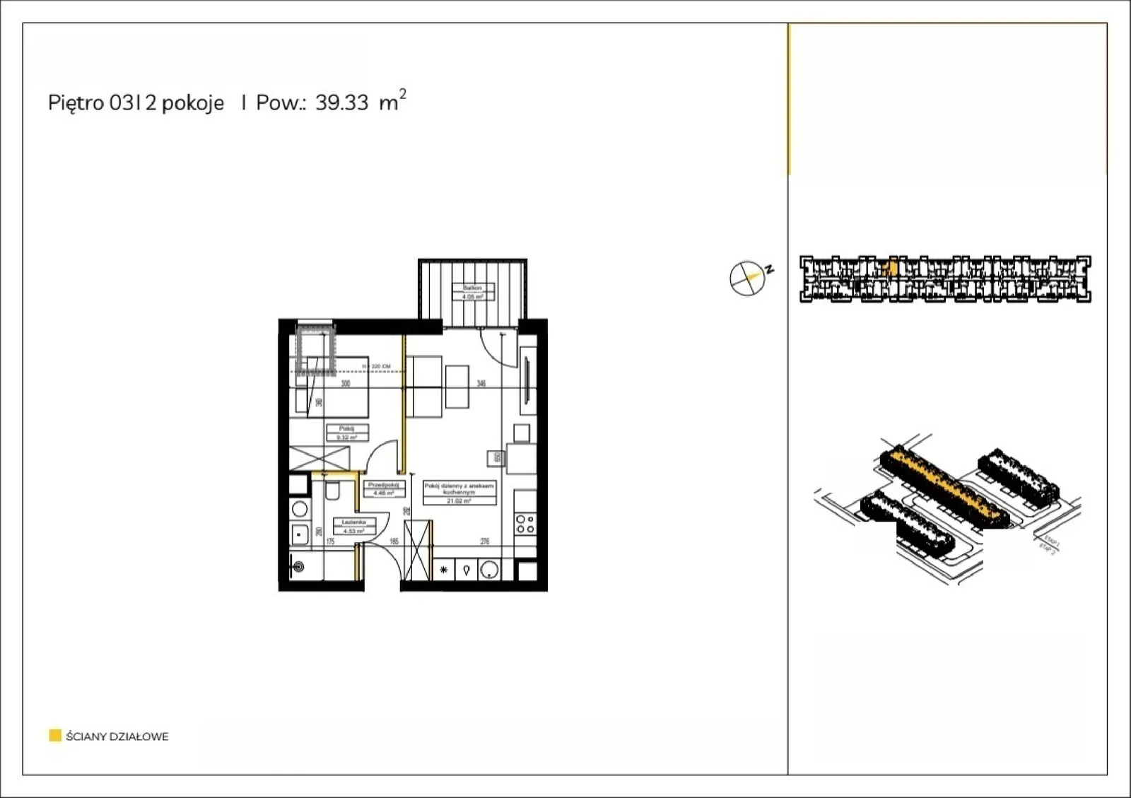 Floor plan: Apartment no. C/37