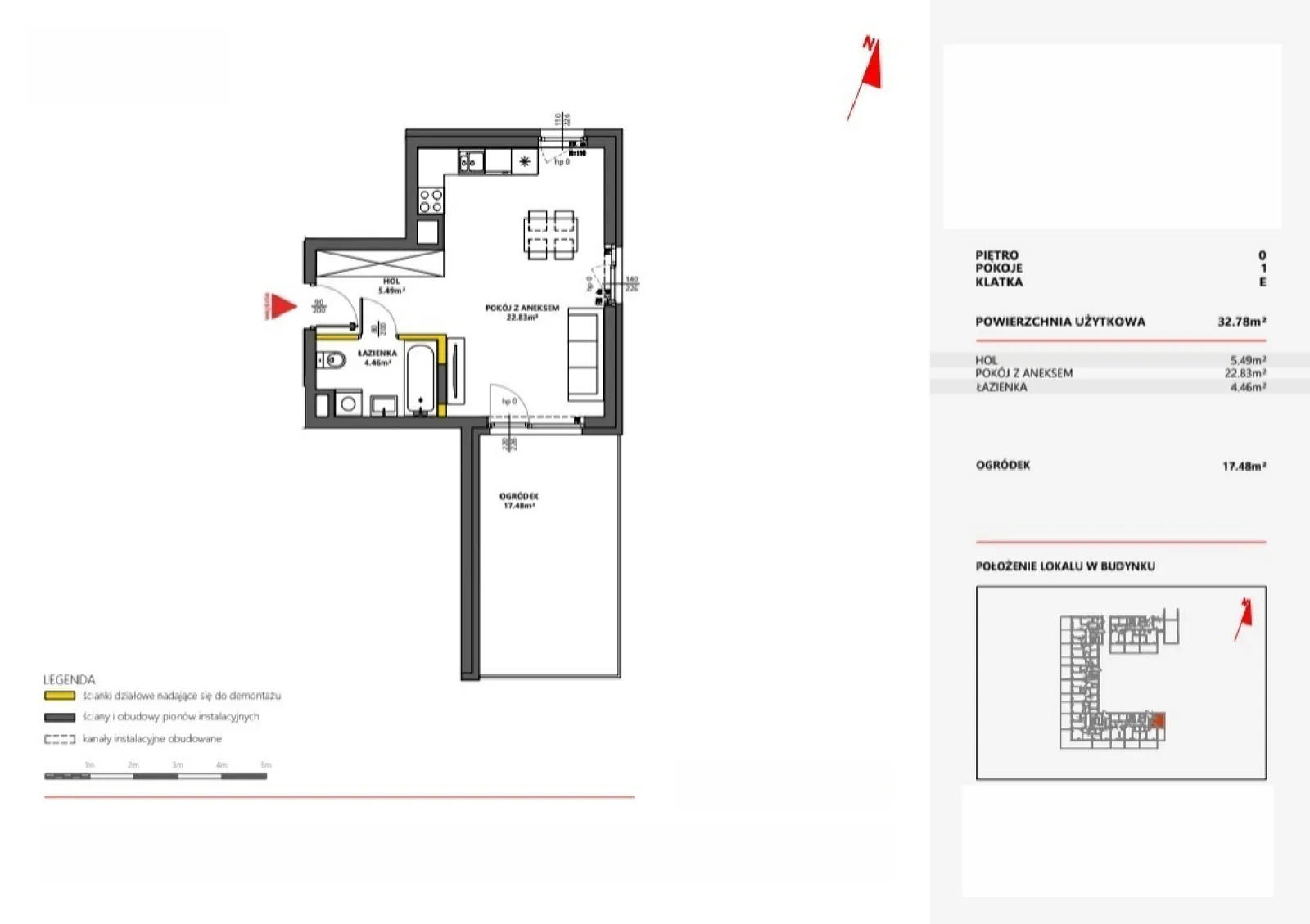 Floor plan: Apartment no. 95