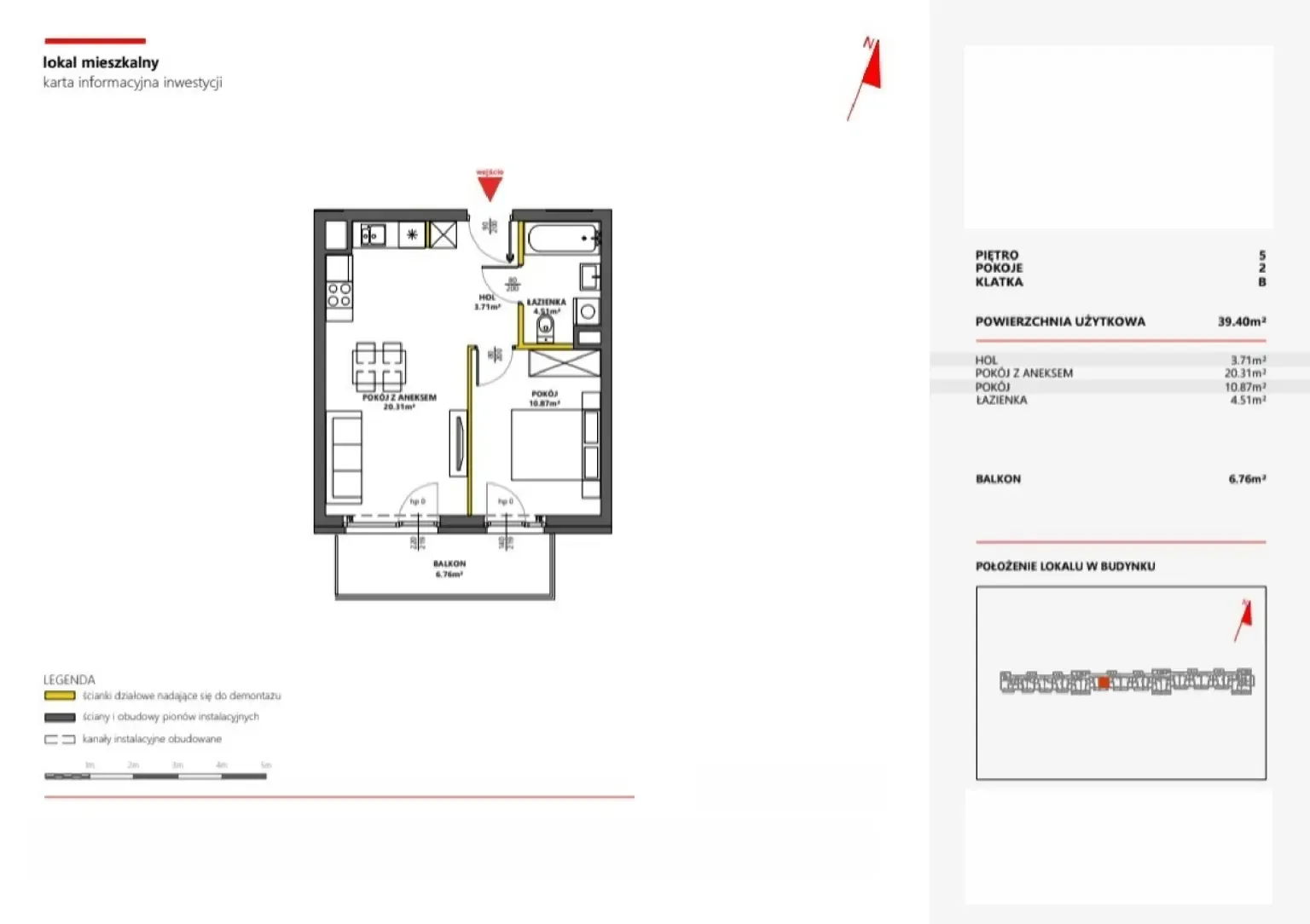 Floor plan: Apartment no. 80
