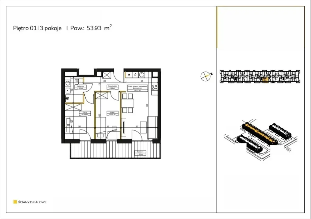 Floor plan: Apartment no. D/19