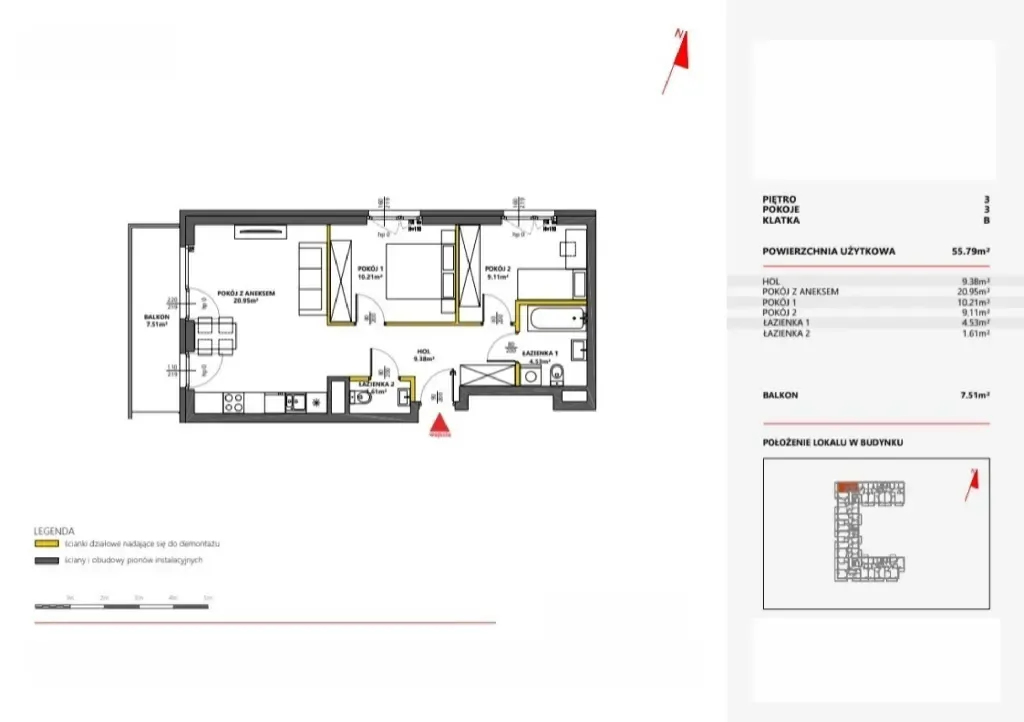 Floor plan: Apartment no. 37