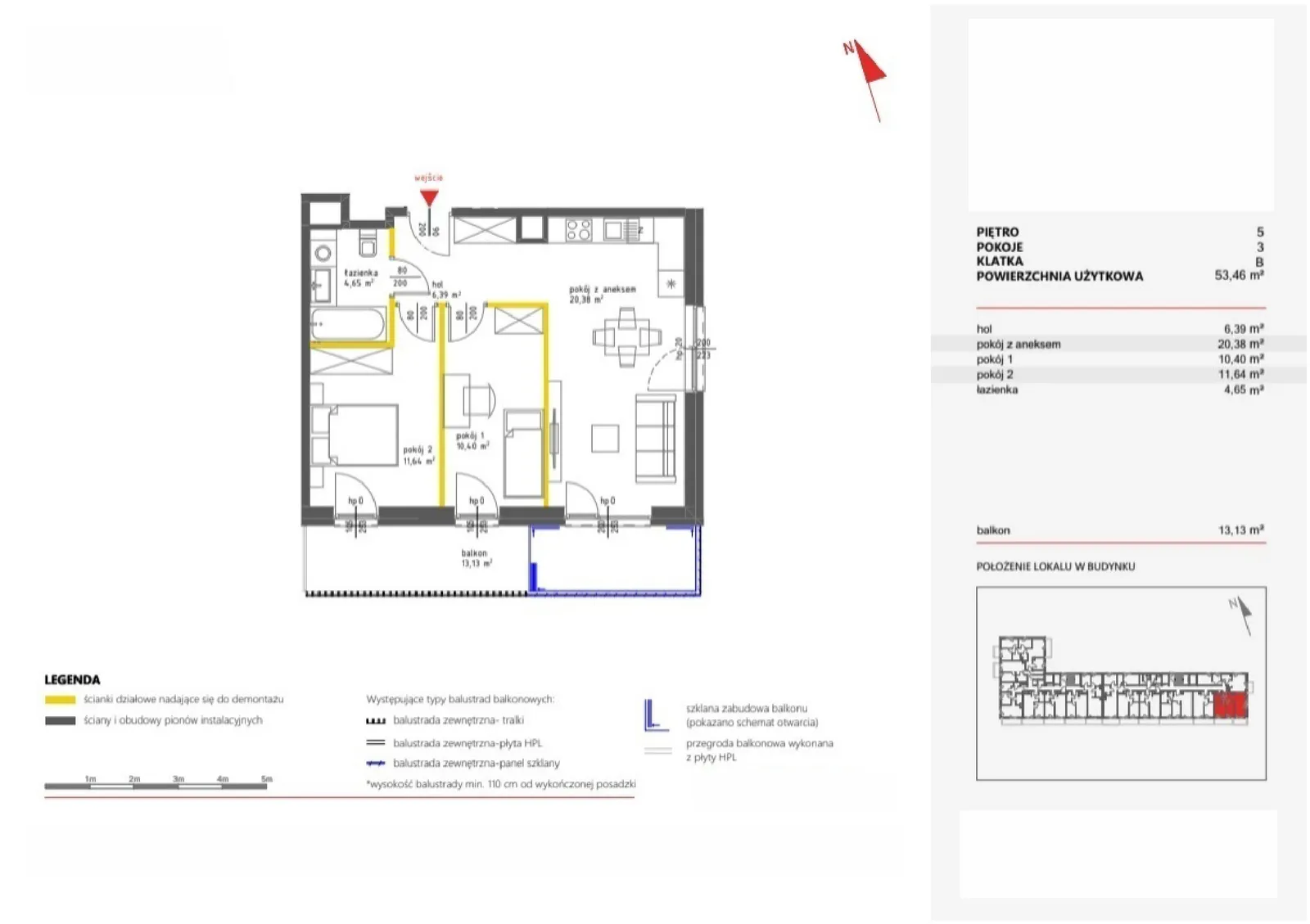 Floor plan: Apartment no. 79