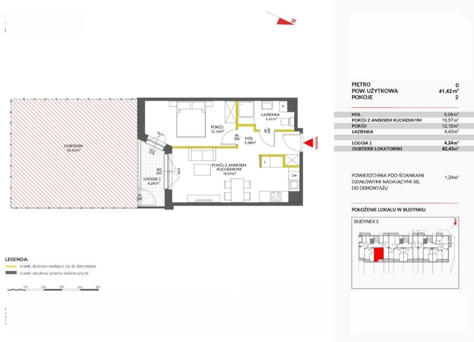 Floor plan: Apartment no. 229