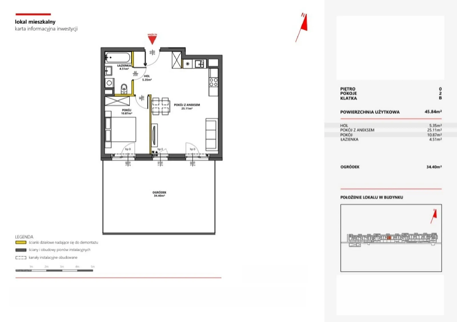 Floor plan: Apartment no. 11