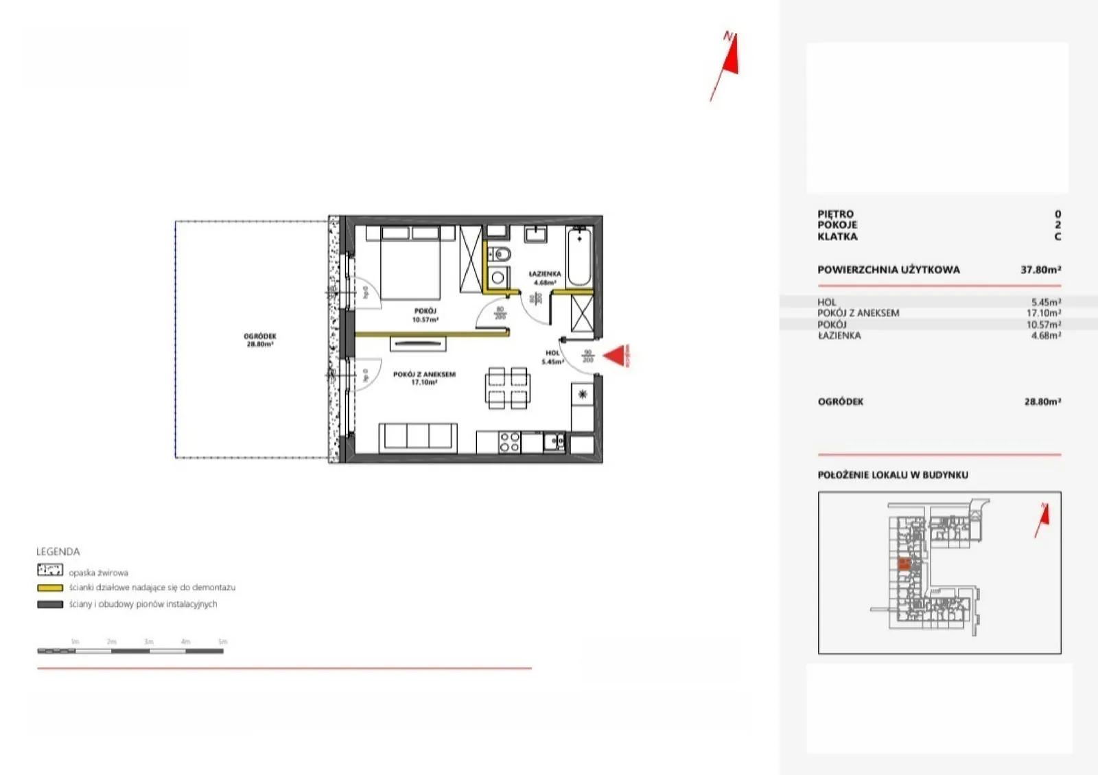 Floor plan: Apartment no. 53