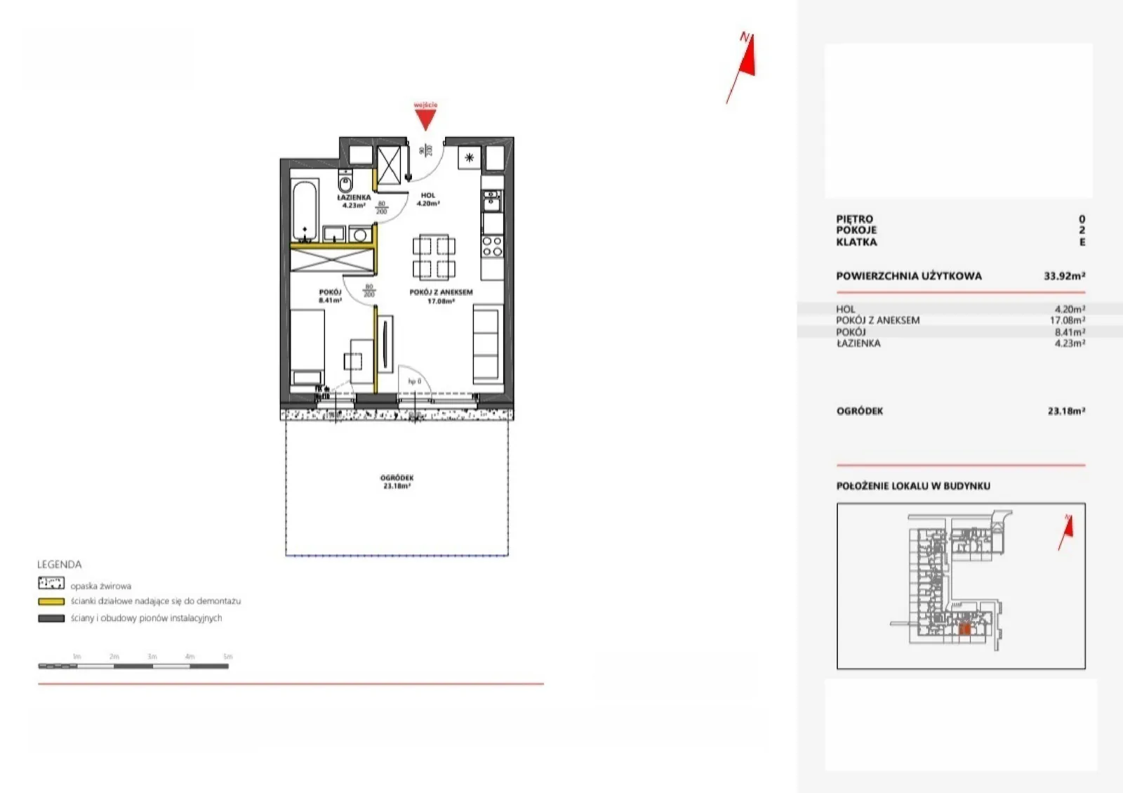 Floor plan: Apartment no. 105