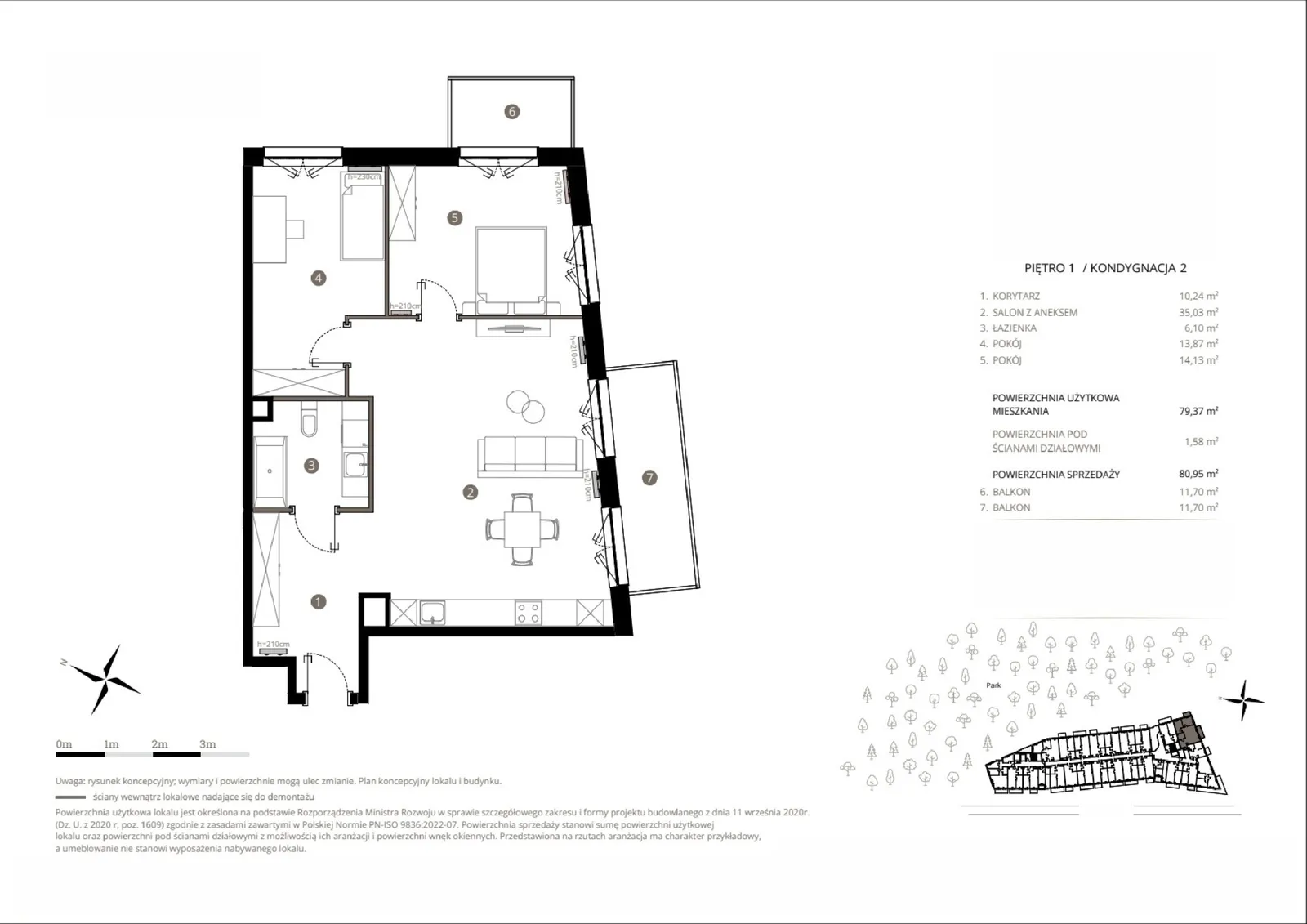 Floor plan: Apartment no. 31