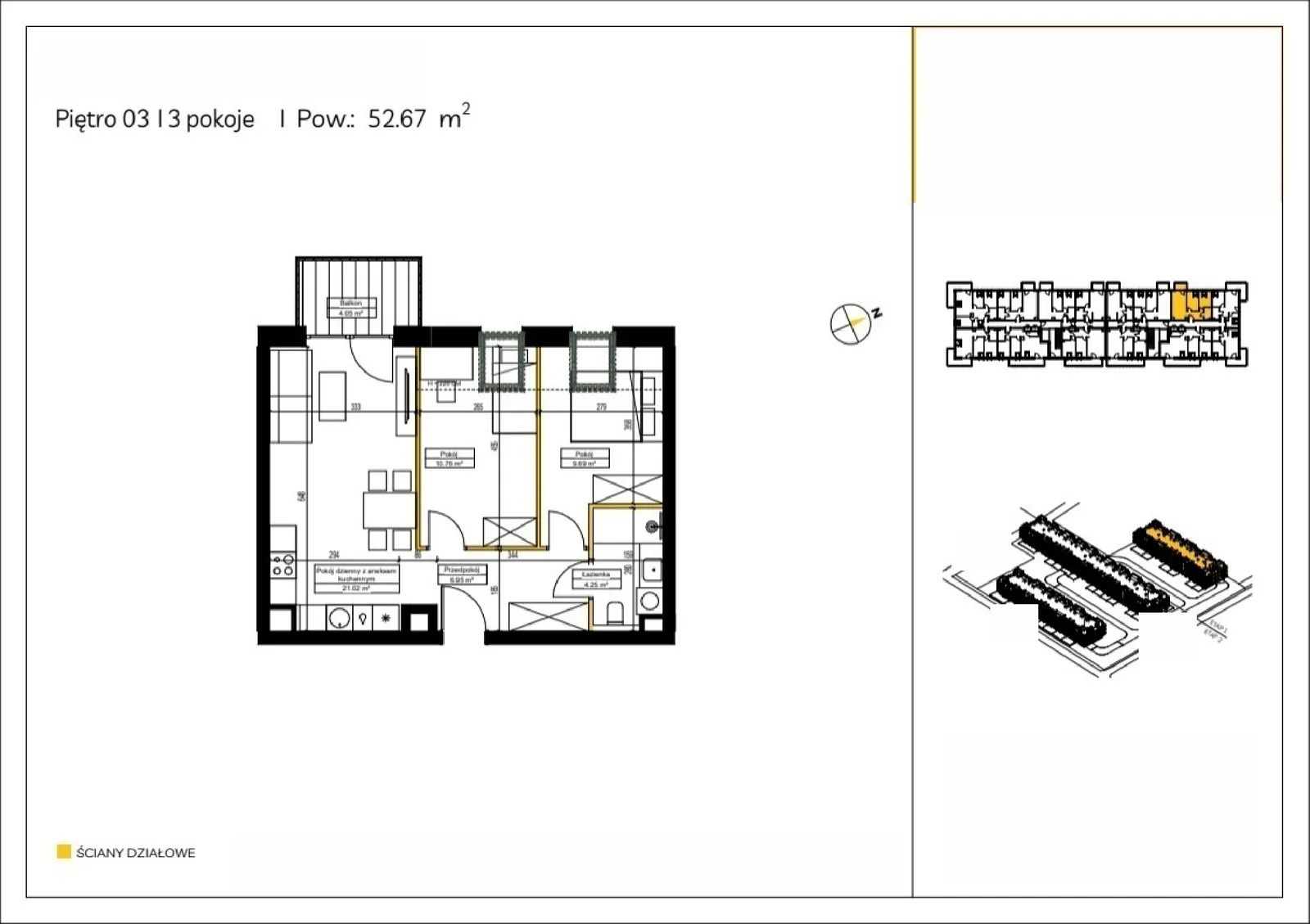 Floor plan: Apartment no. B/34