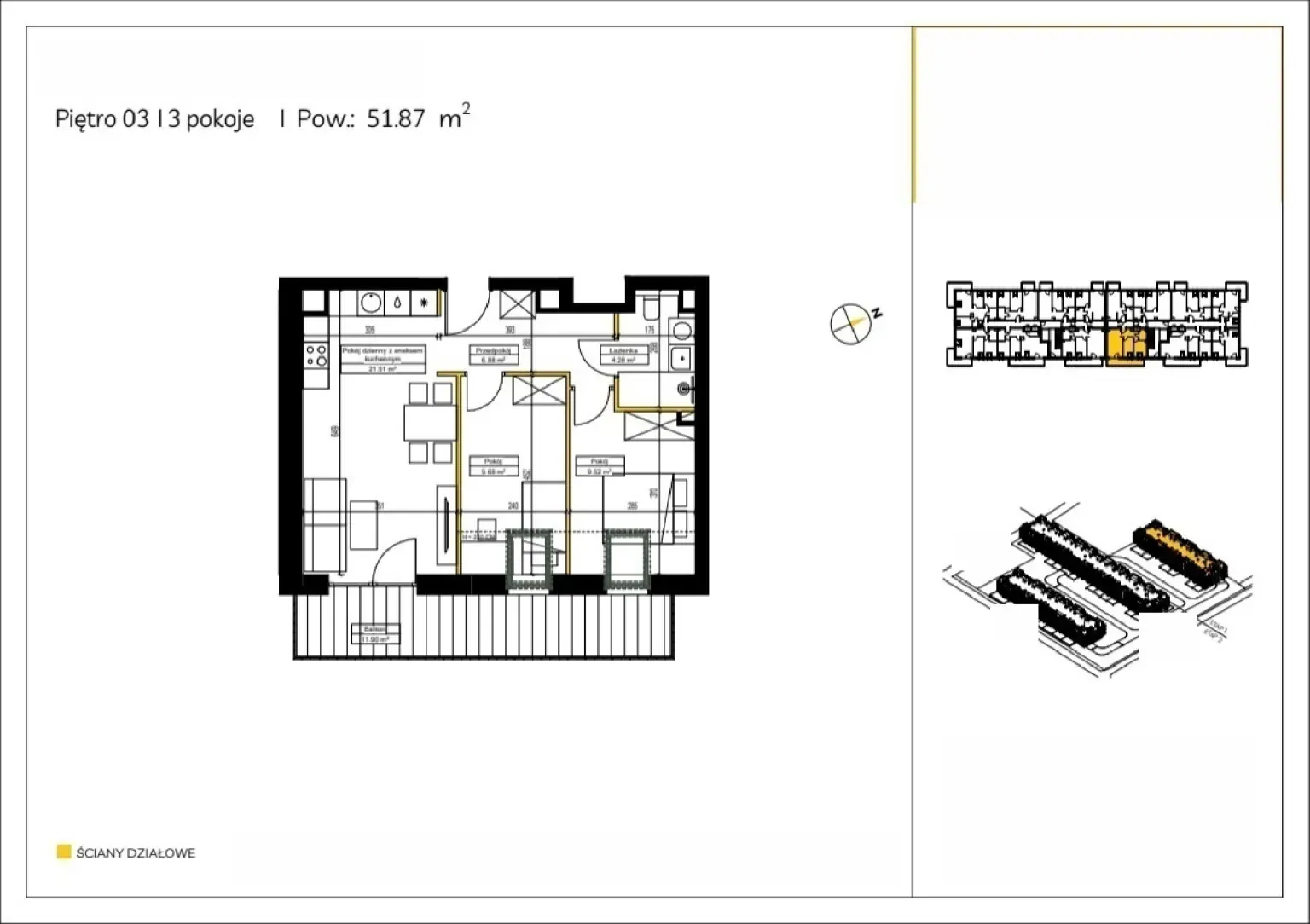Floor plan: Apartment no. B/31
