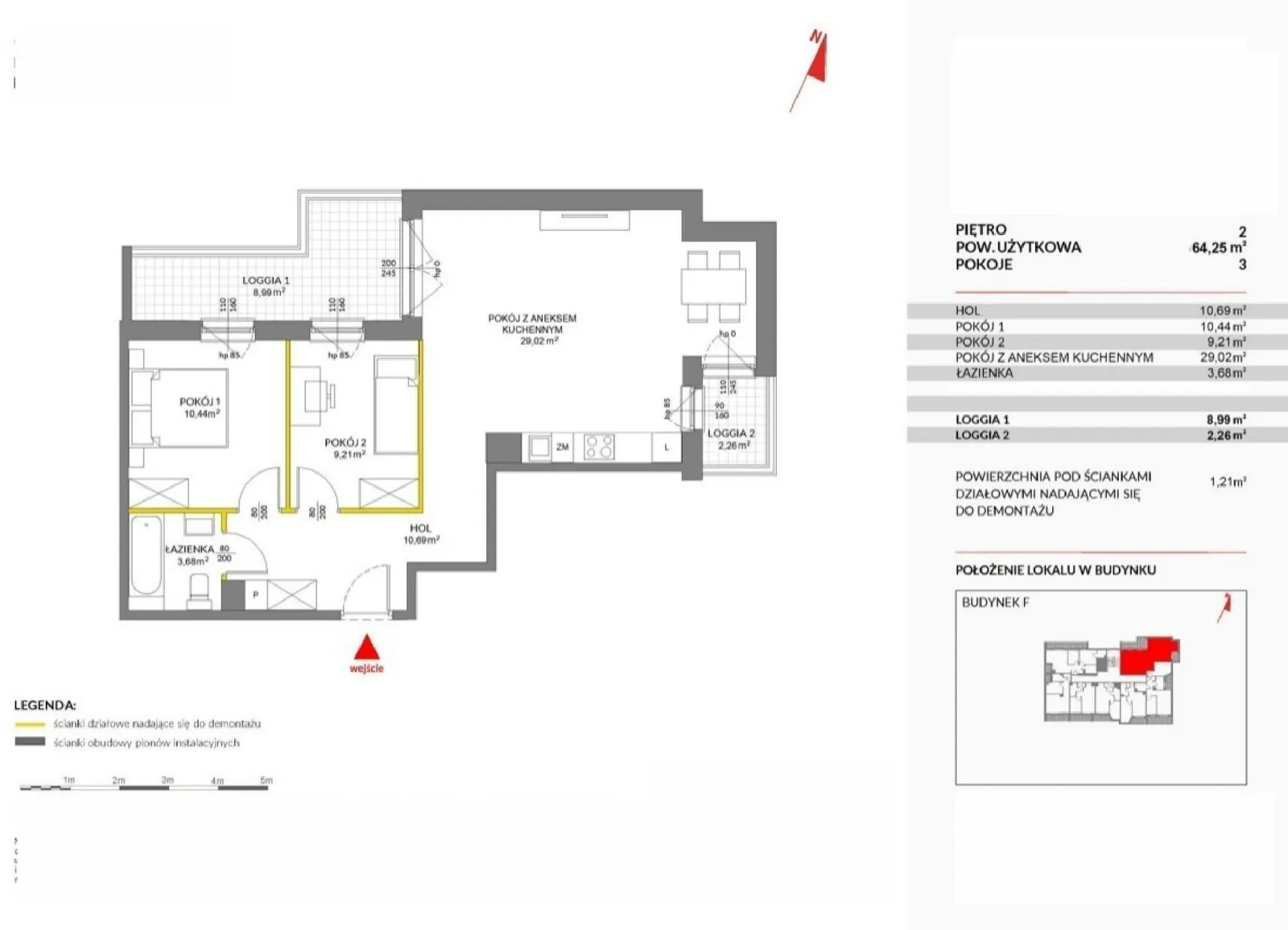 Floor plan: Apartment no. 263