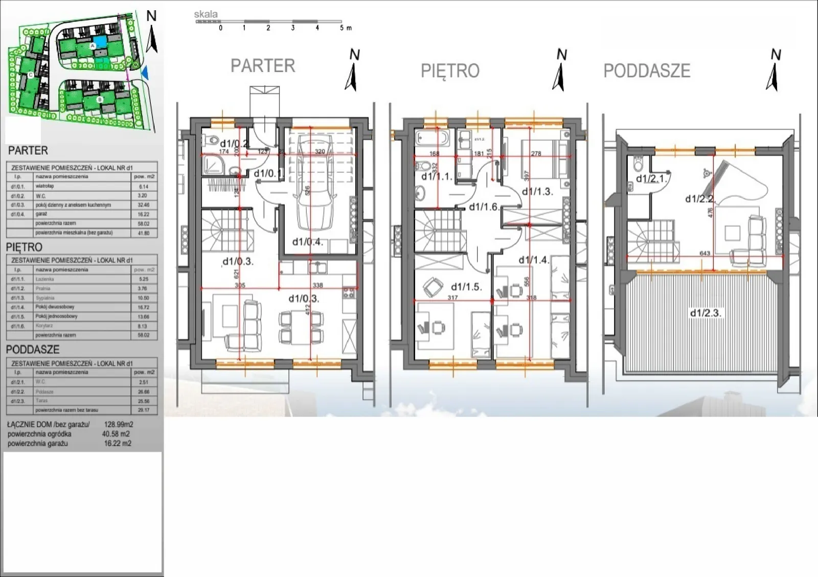 Floor plan: Apartment no. D1