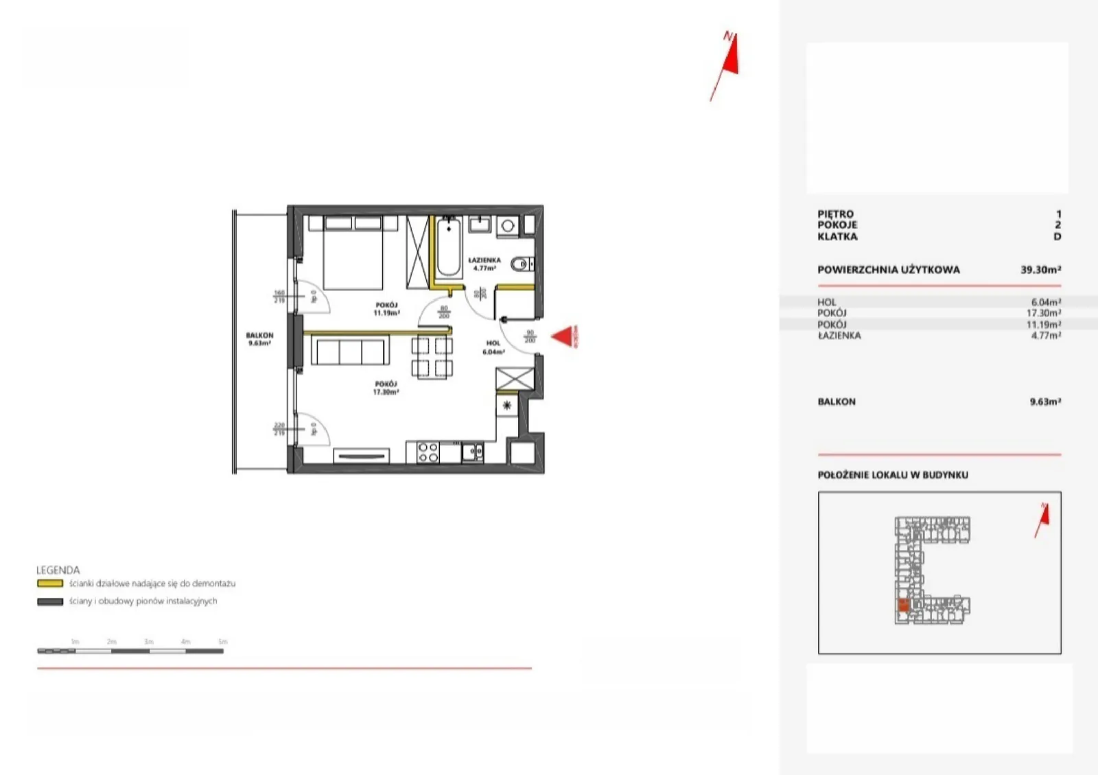 Floor plan: Apartment no. 83