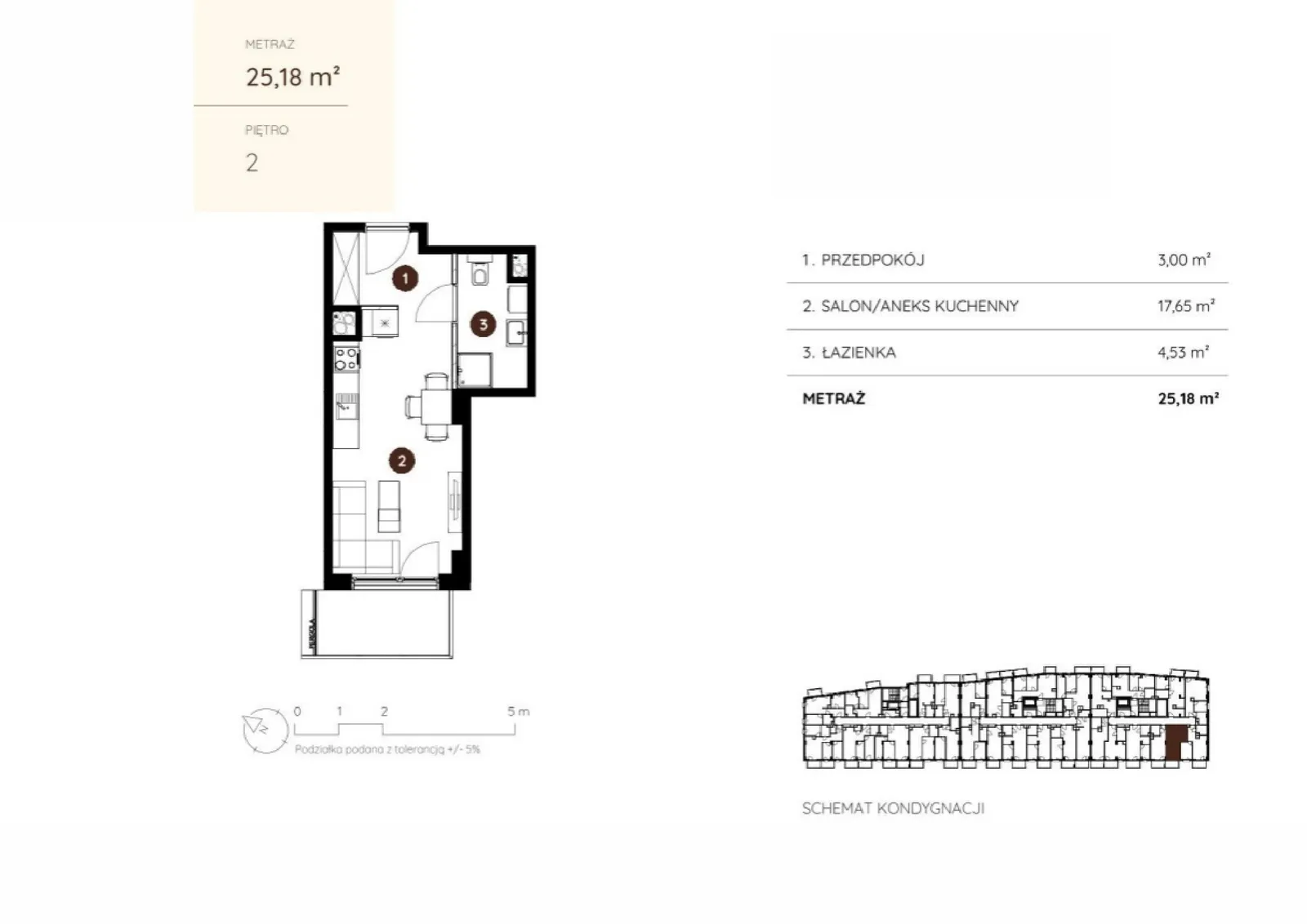 Floor plan: Apartment no. 3.A.2.04