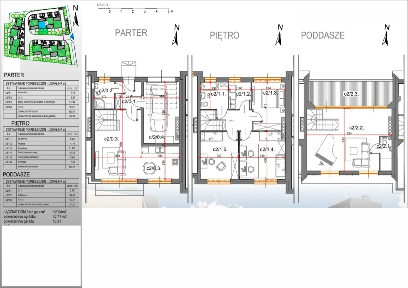 Floor plan: Apartment no. C2