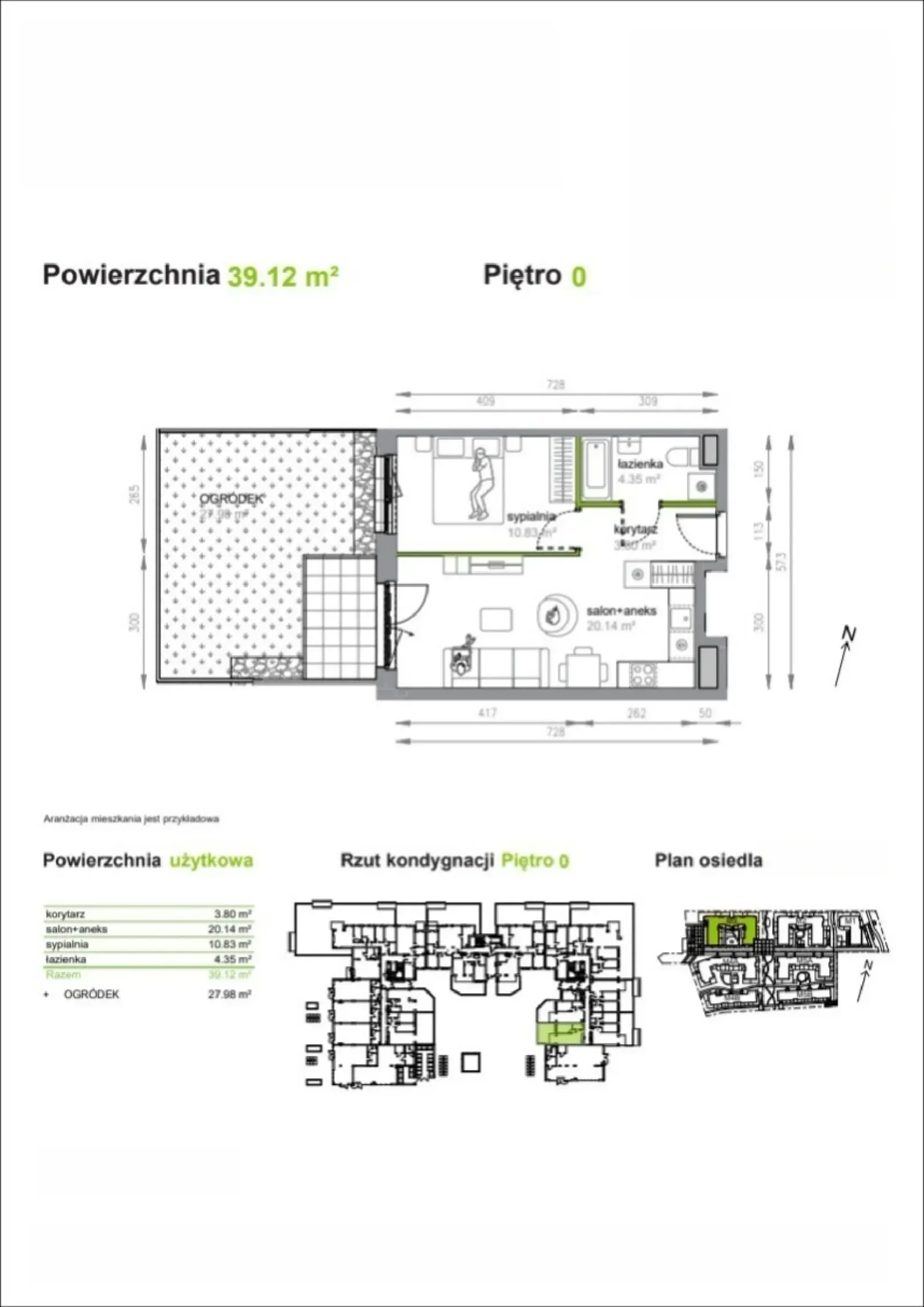 Rzut: Lokal M3/3/0/5, 2 pok.