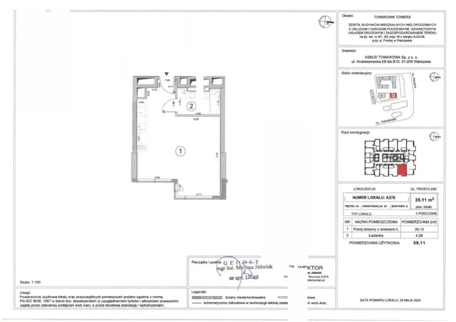 Floor plan: Apartment no. A.276