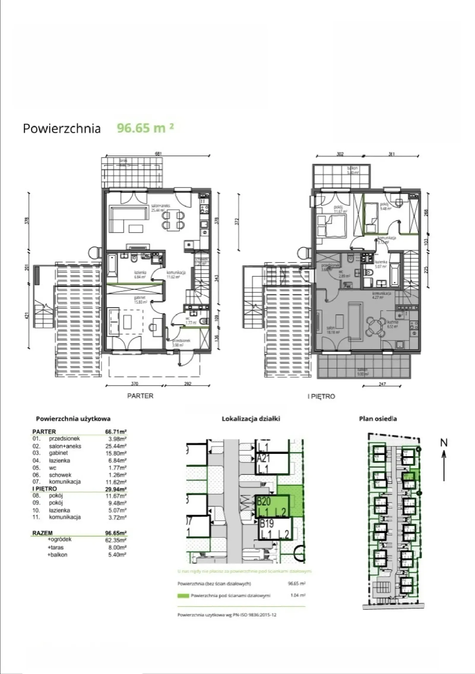 Floor plan: Apartment no. B20.L1