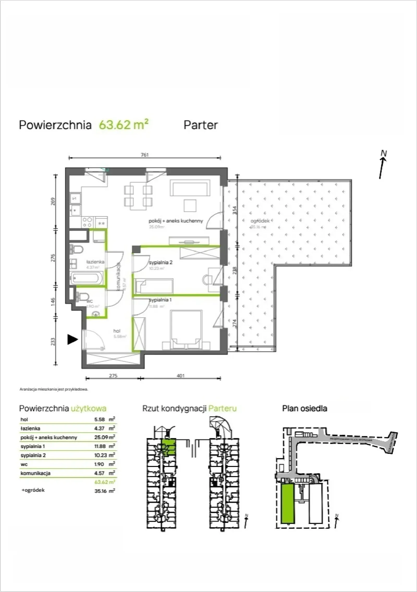 Rzut: Lokal 1.0.11, 3 pok.